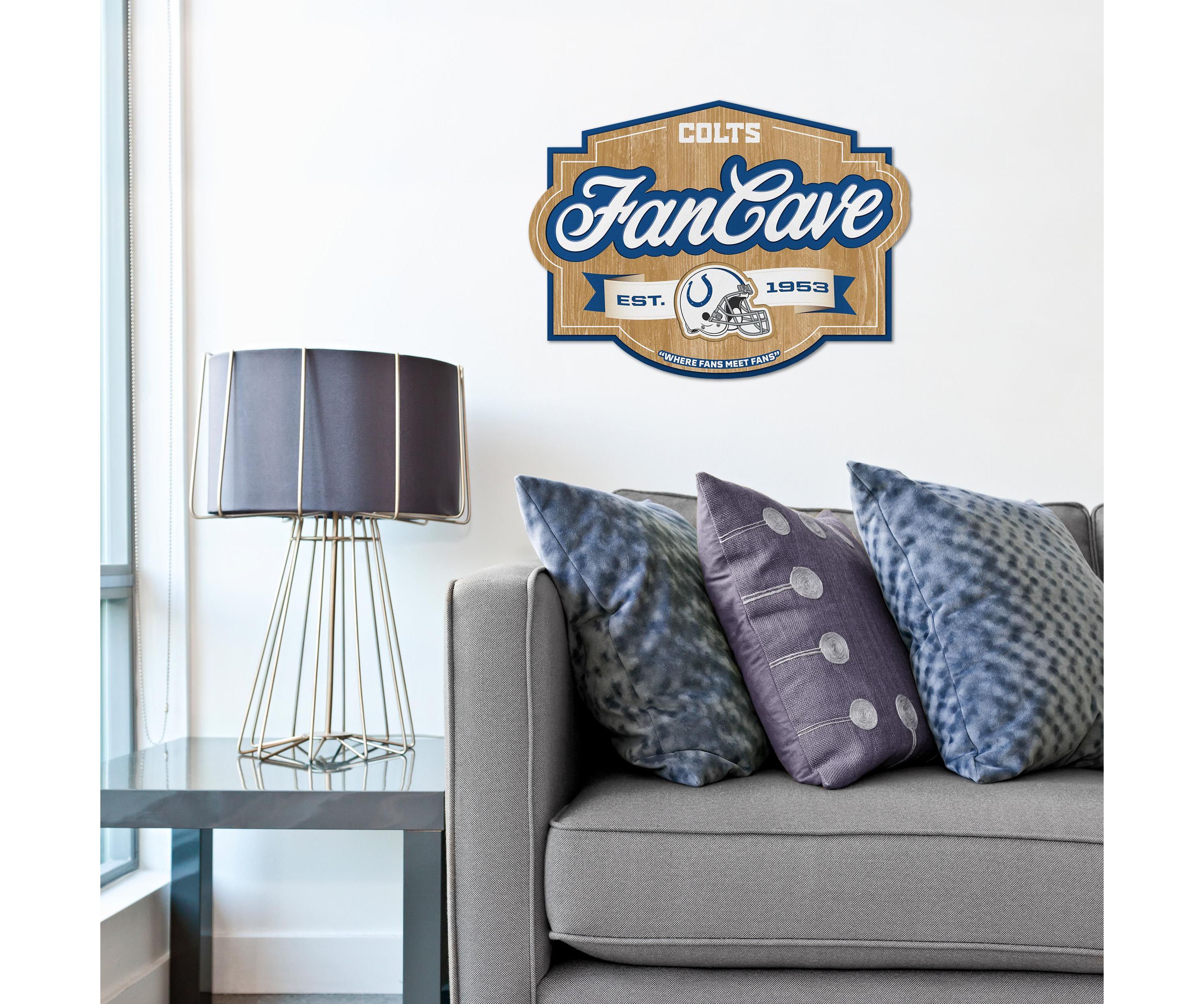 YouTheFan NFL Indianapolis Colts Fan Cave Sign