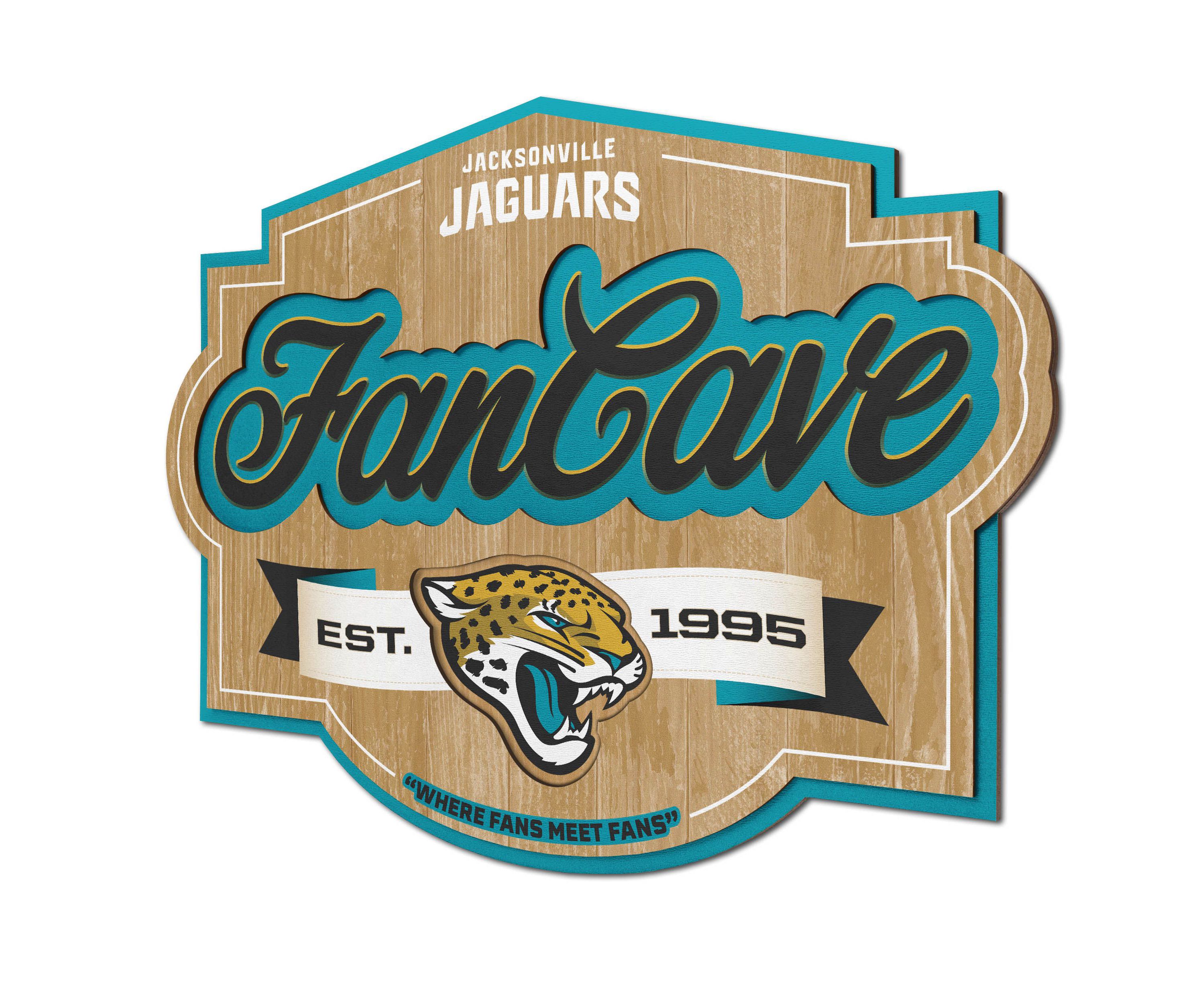 YouTheFan NFL Jacksonville Jaguars Fan Cave Sign