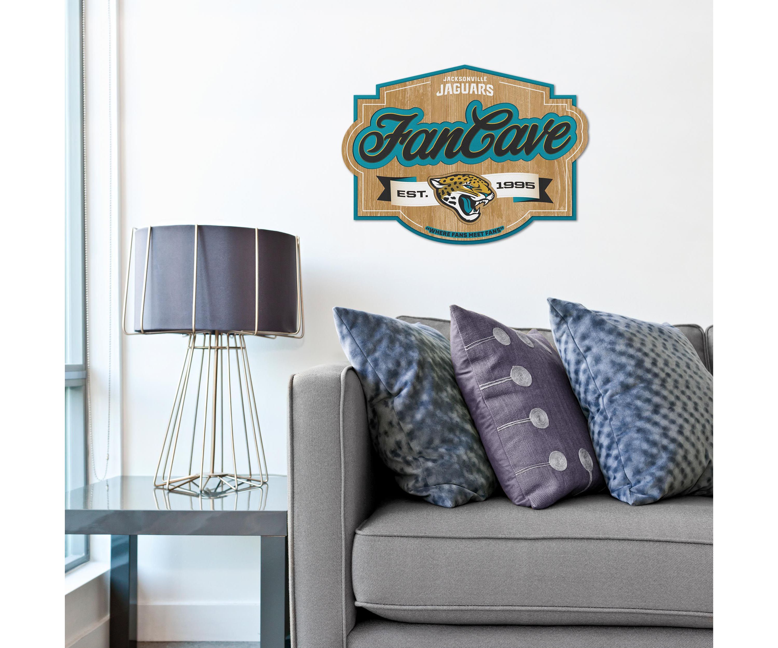 YouTheFan NFL Jacksonville Jaguars Fan Cave Sign