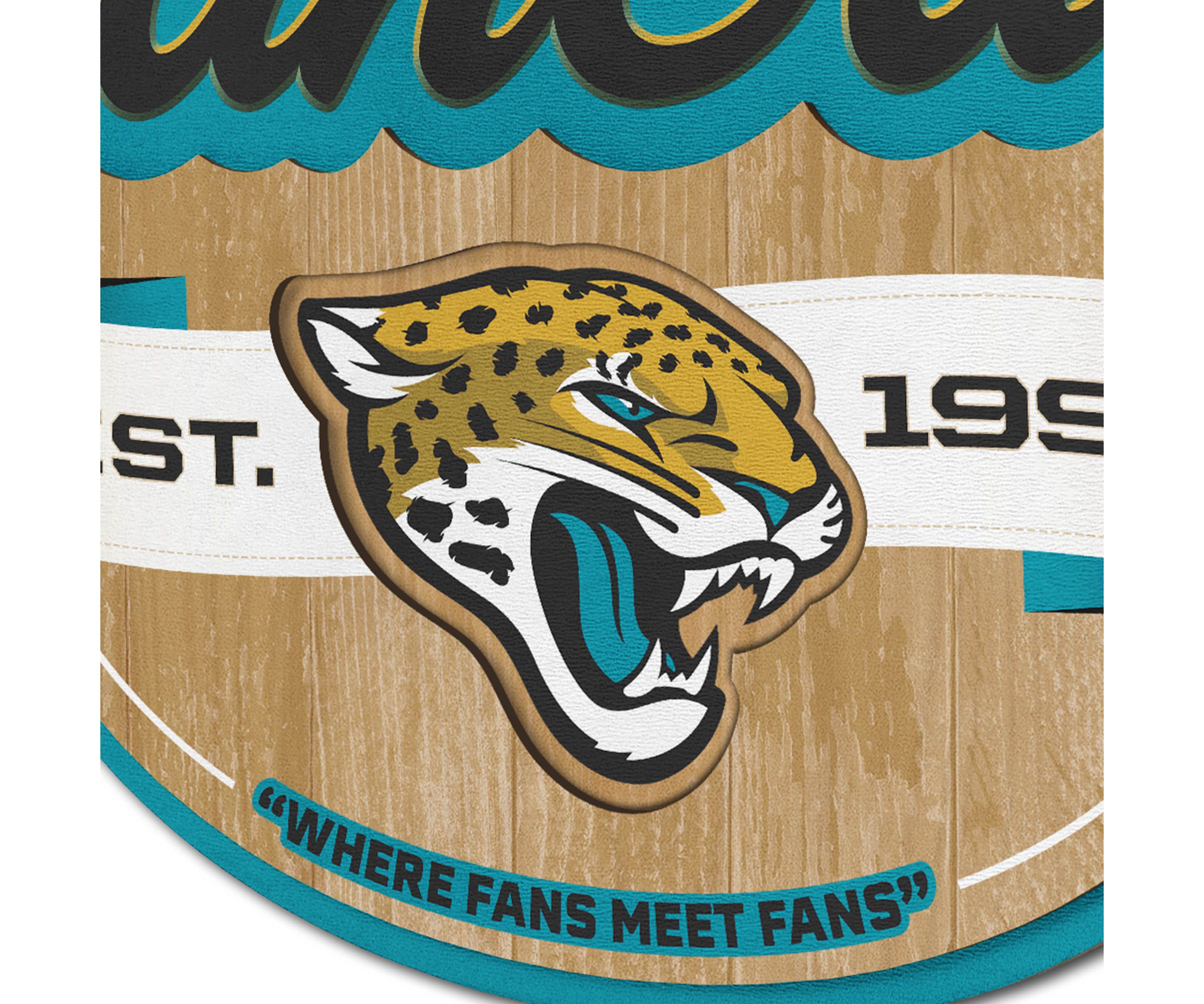 YouTheFan NFL Jacksonville Jaguars Fan Cave Sign