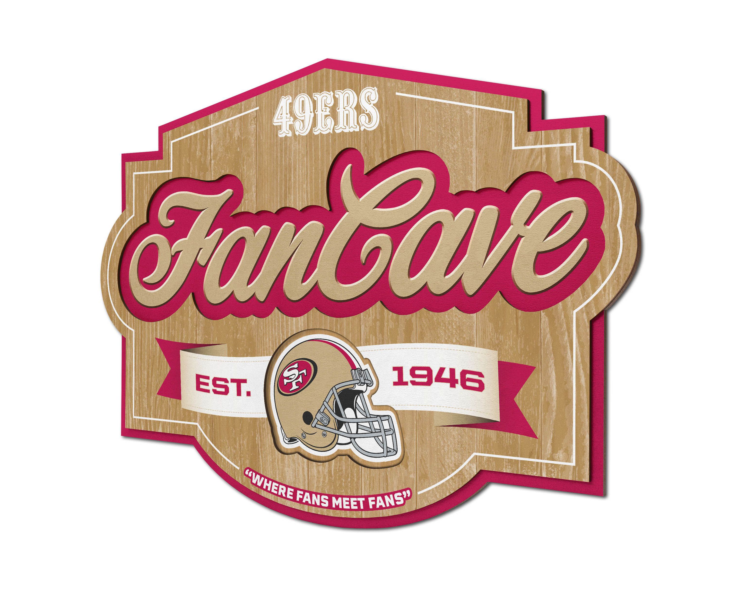 YouTheFan NFL San Francisco 49ers Fan Cave Sign
