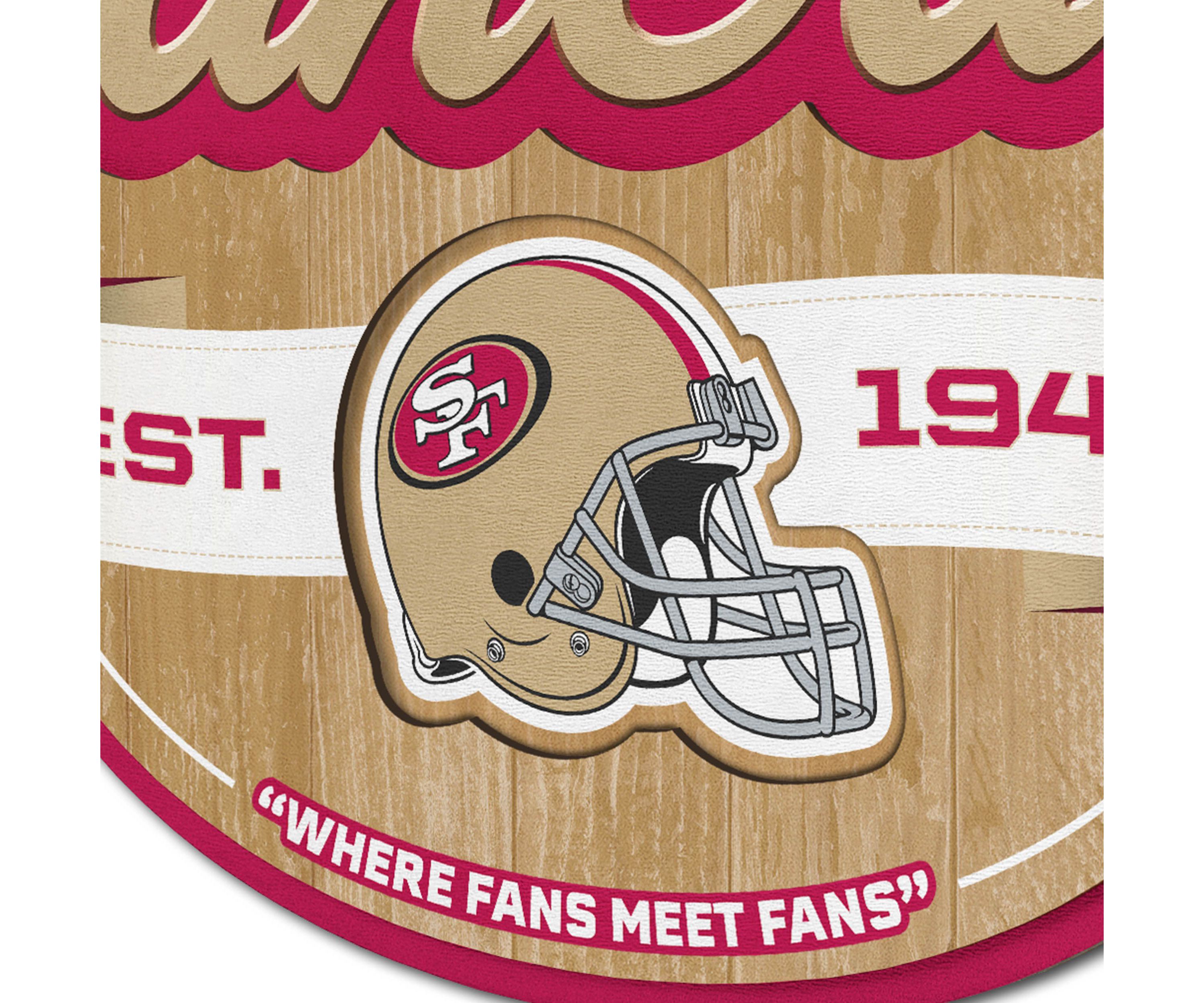 YouTheFan NFL San Francisco 49ers Fan Cave Sign
