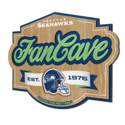 YouTheFan NFL Seattle Seahawks Fan Cave Sign