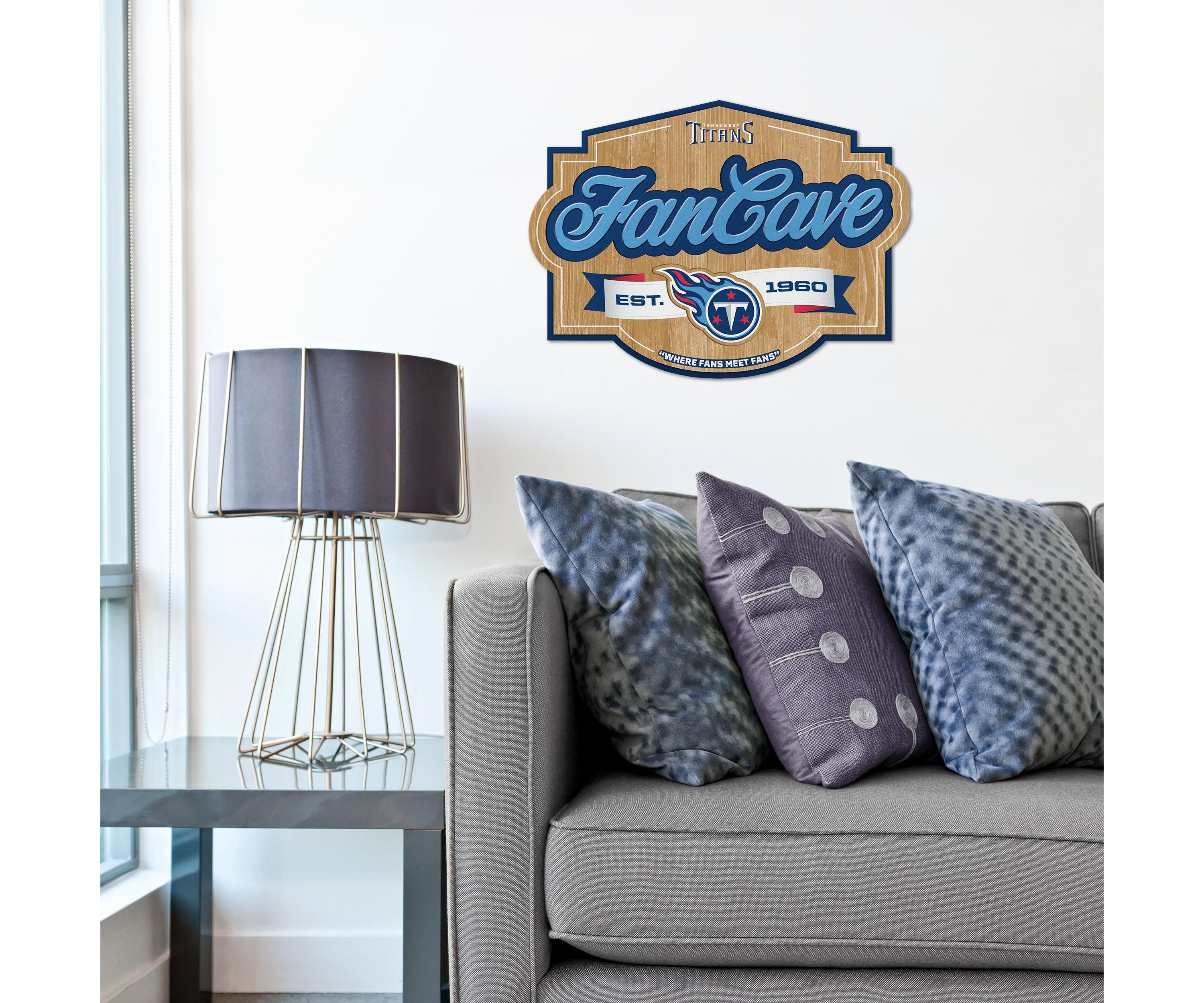 YouTheFan NFL Tennessee Titans Fan Cave Sign