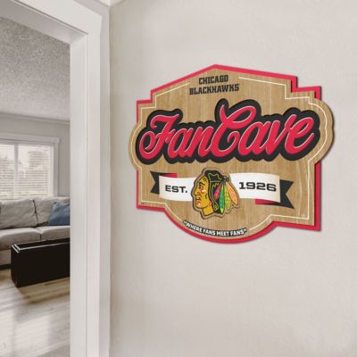 YouTheFan NHL Chicago Blackhawks Fan Cave Sign