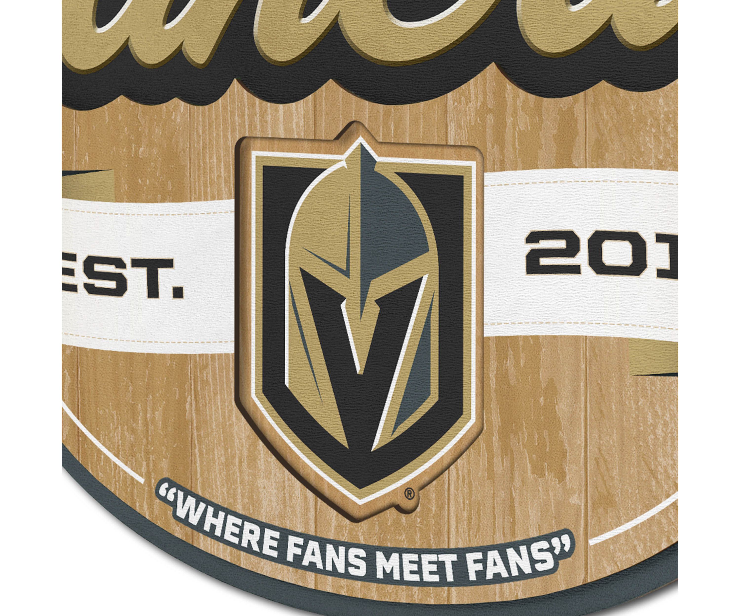 YouTheFan NHL Vegas Golden Knights Fan Cave Sign