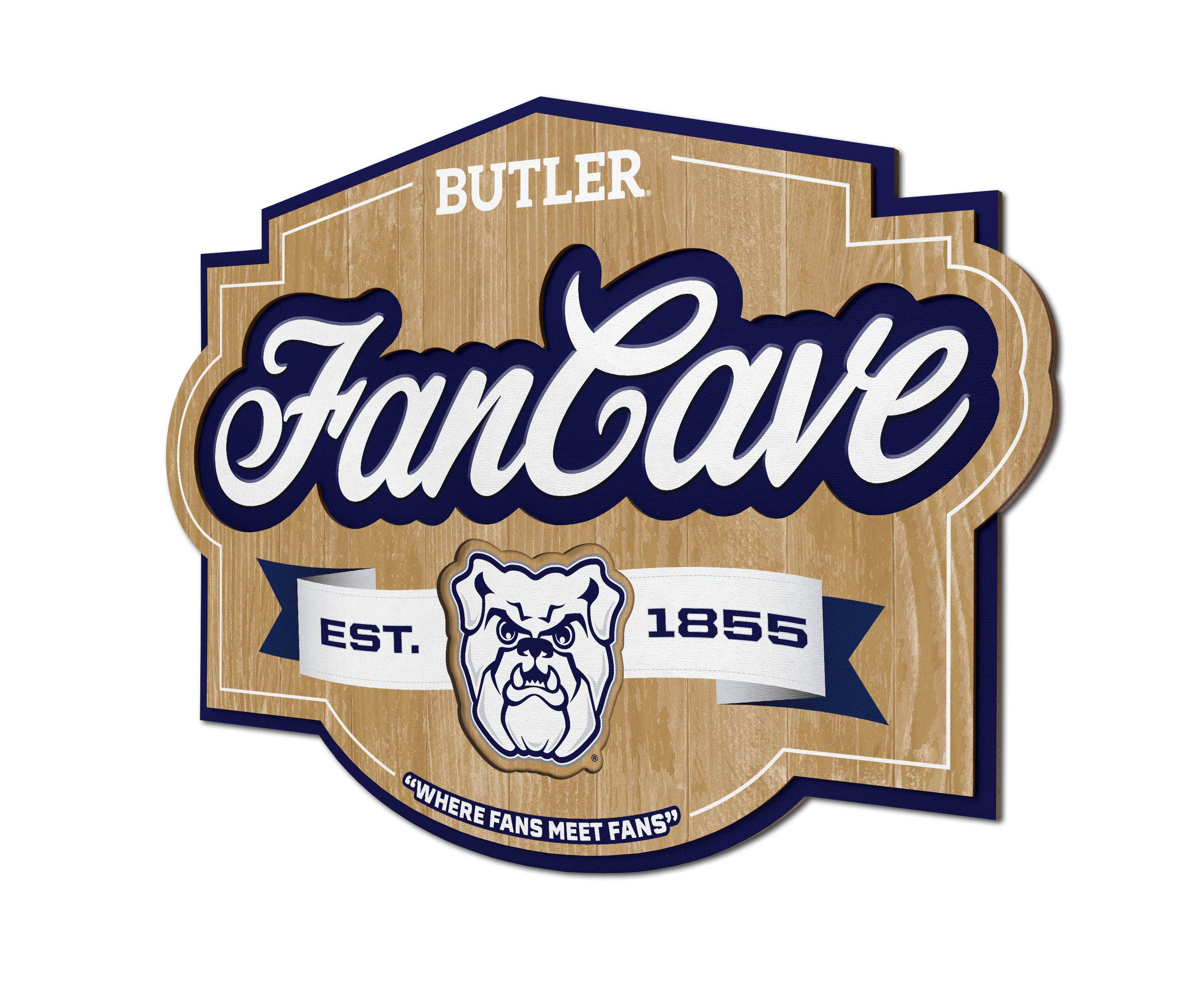 Butler University Bulldogs YouTheFan NCAA Butler Bulldogs Fan Cave Sign