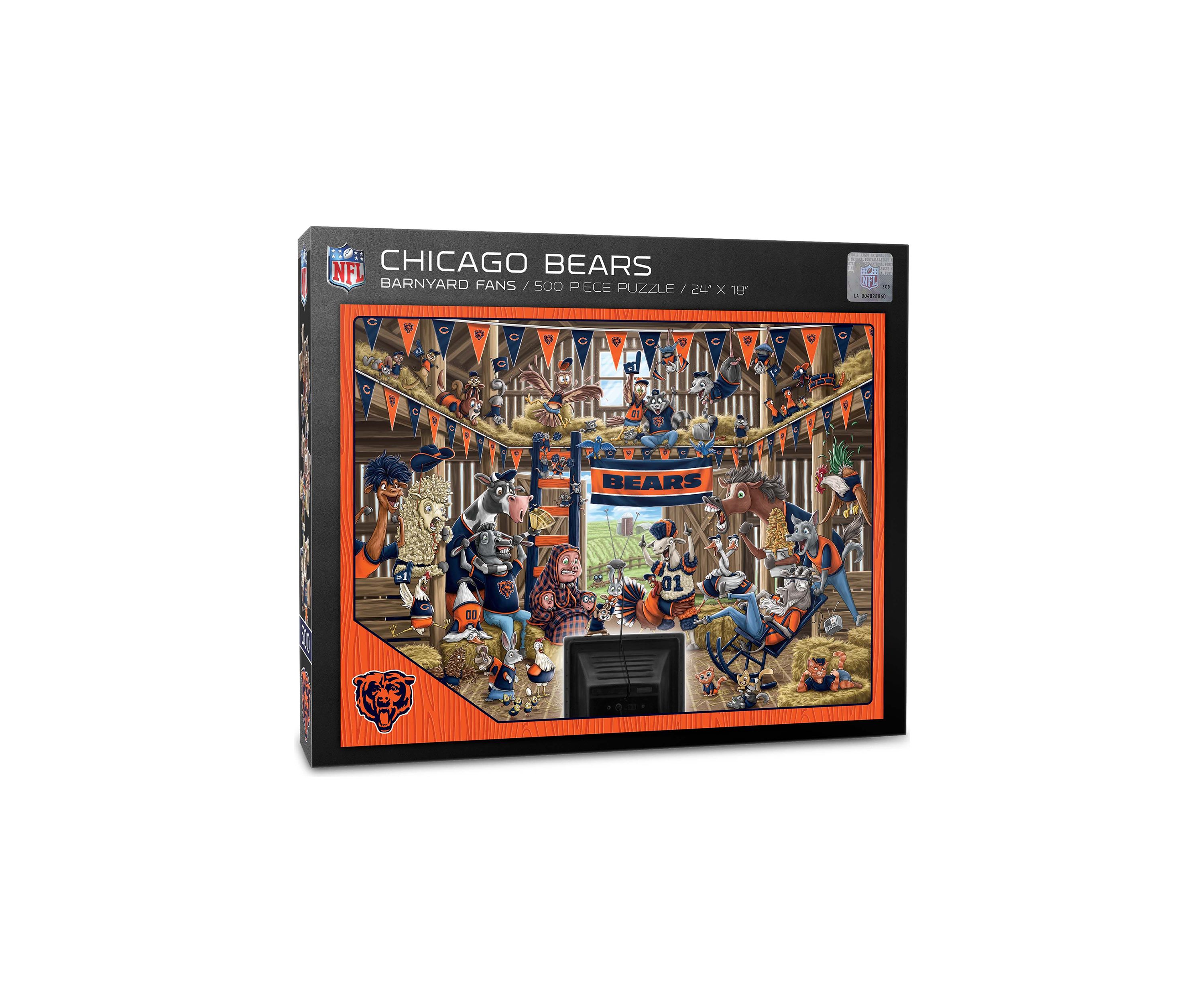 YouTheFan NFL Chicago Bears Barnyard Fans 500pc Puzzle