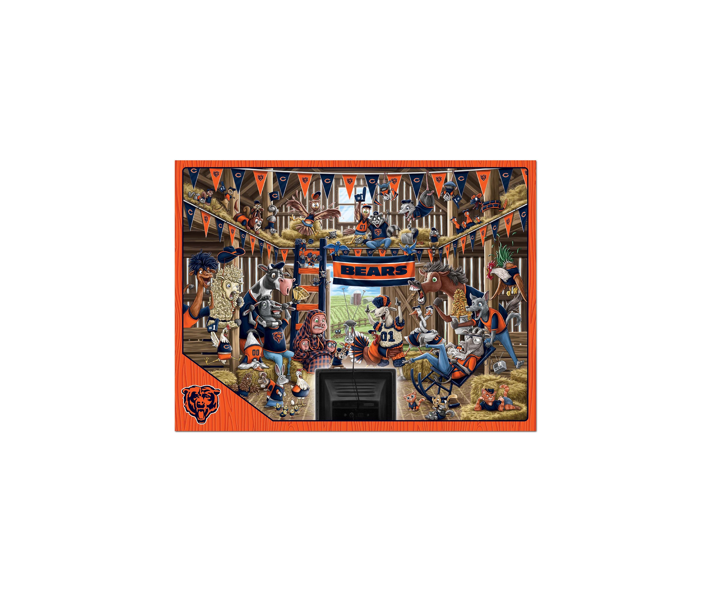 YouTheFan NFL Chicago Bears Barnyard Fans 500pc Puzzle