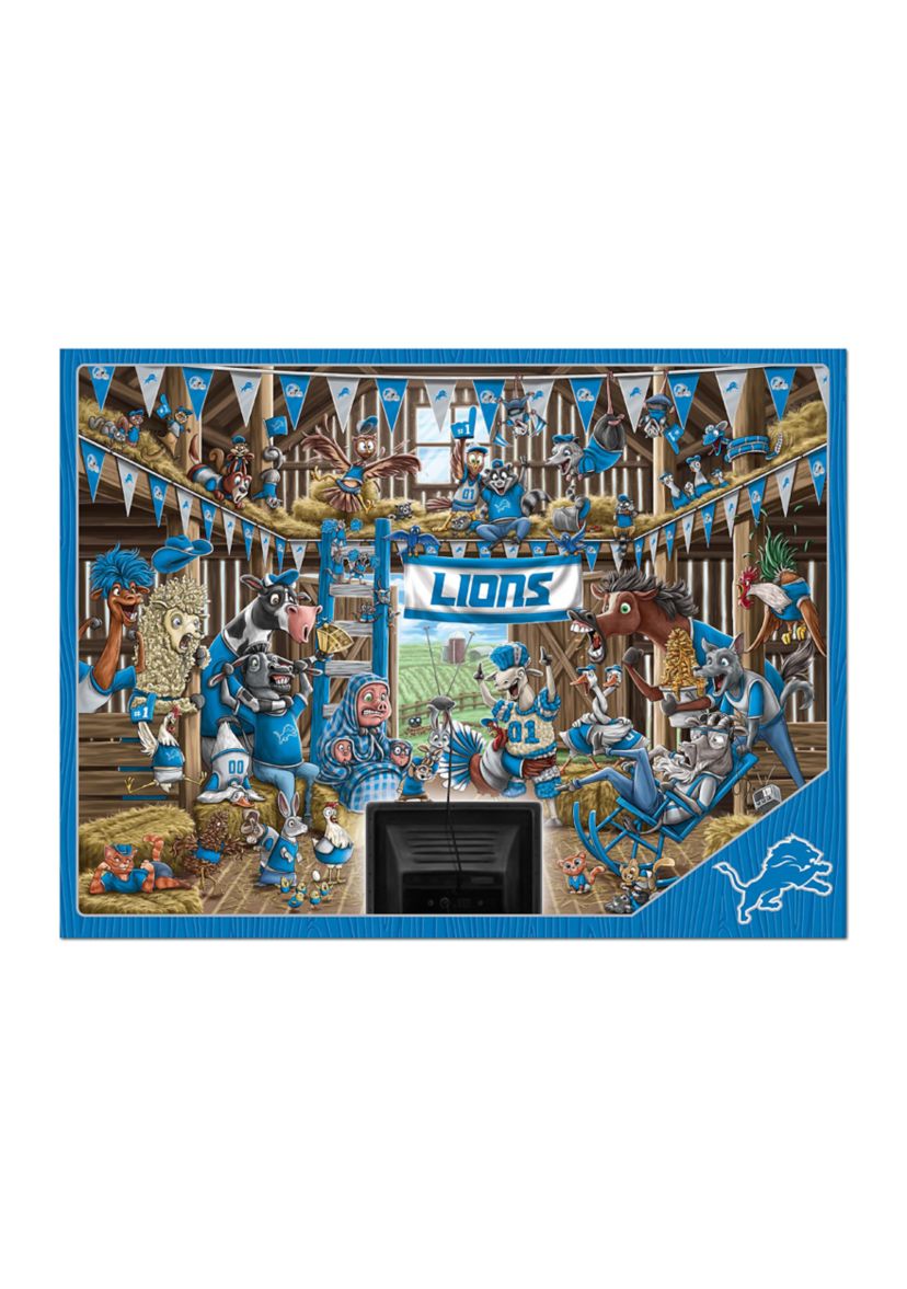 YouTheFan NFL Detroit Lions Barnyard Fans 500pc Puzzle