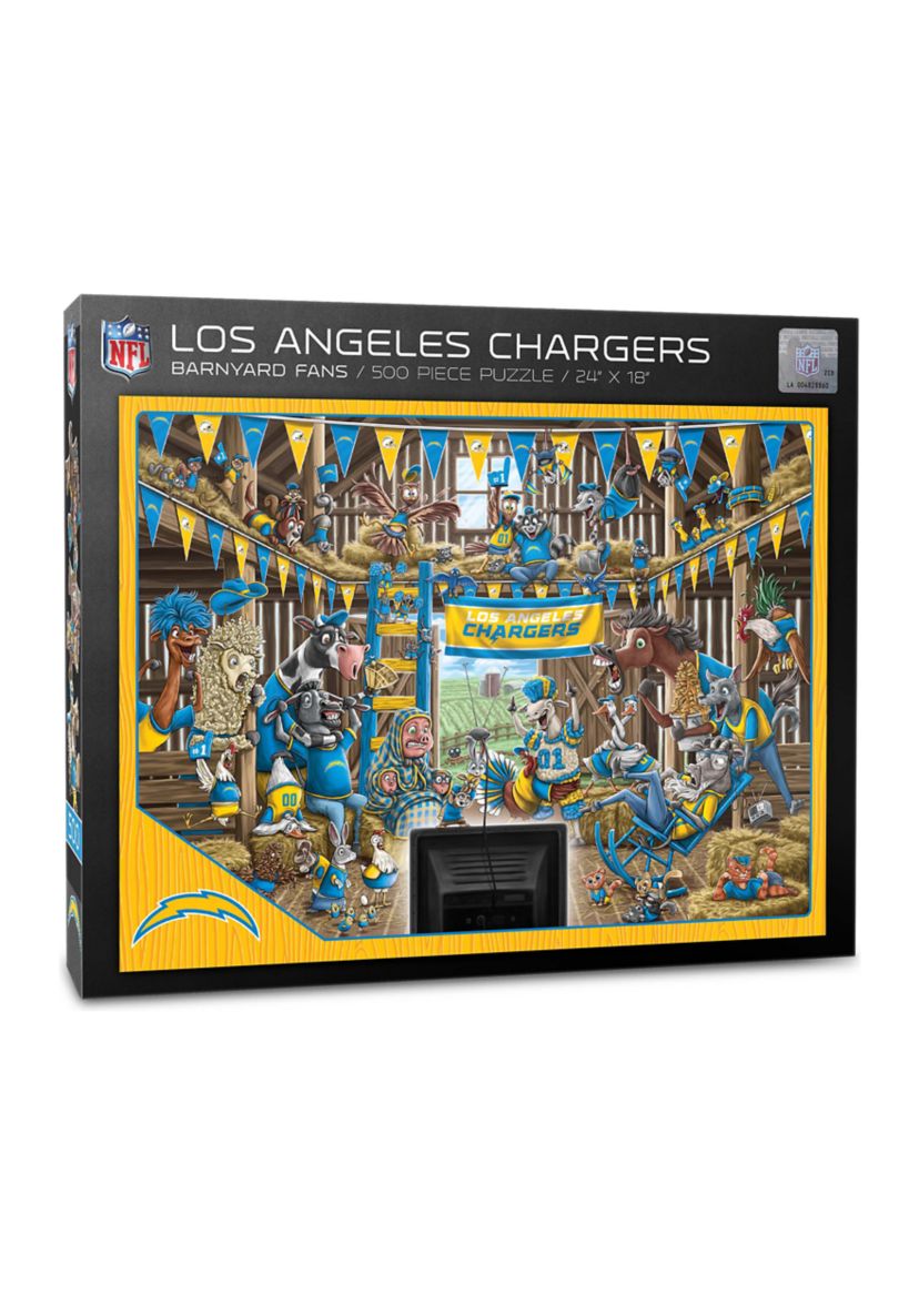 Oakland Raiders YouTheFan NFL Las Vegas Raiders Barnyard Fans 500pc Puzzle