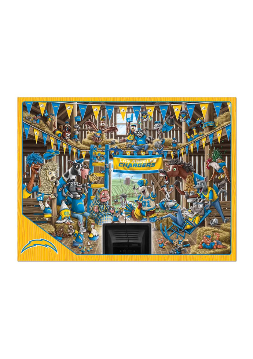 Oakland Raiders YouTheFan NFL Las Vegas Raiders Barnyard Fans 500pc Puzzle