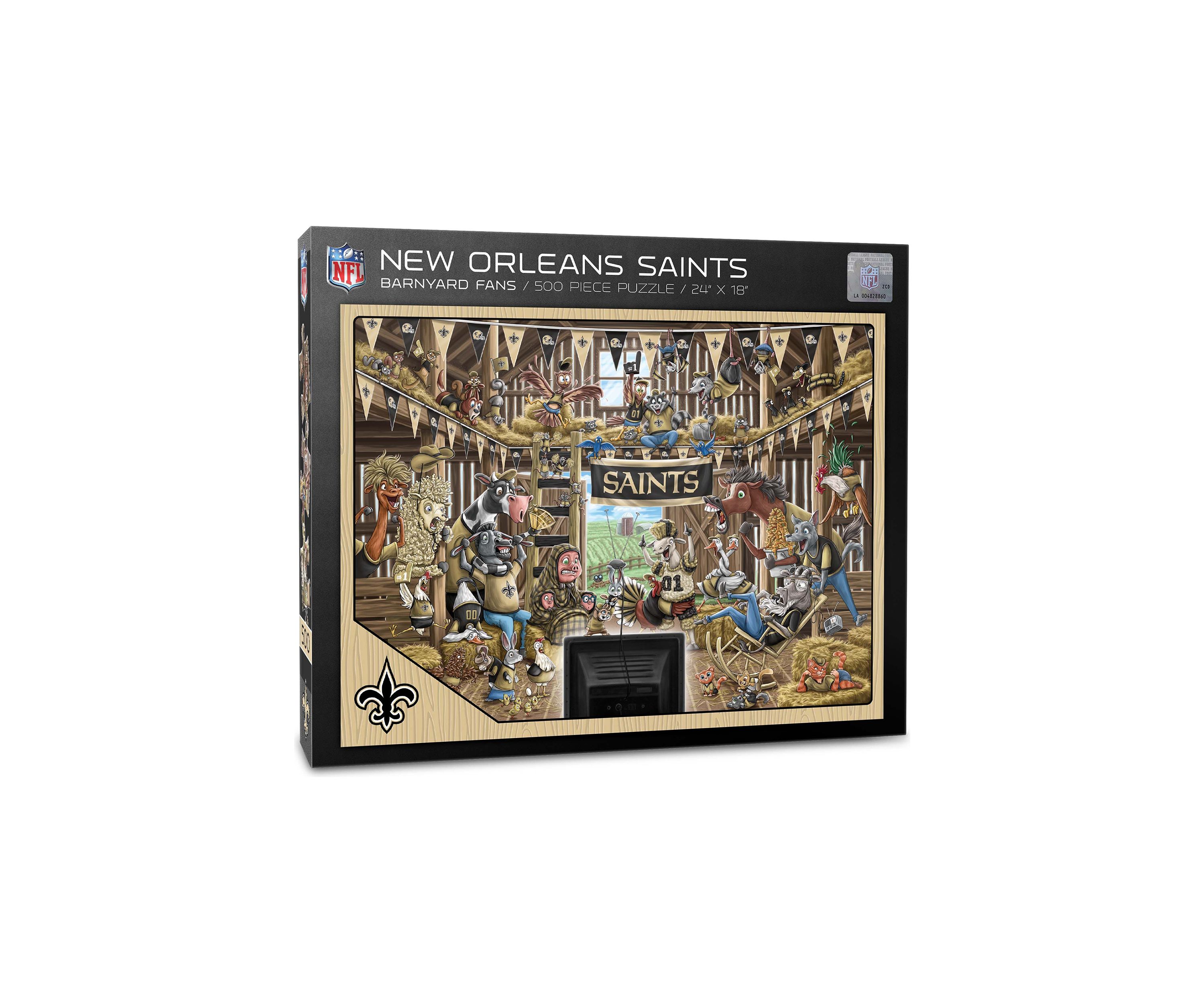 YouTheFan NFL New Orleans Saints Barnyard Fans 500pc Puzzle