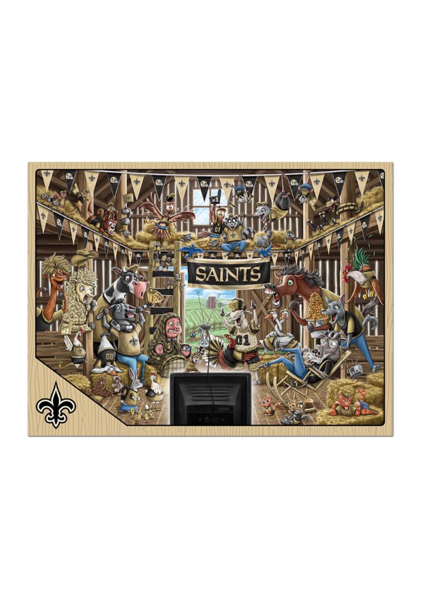 YouTheFan NFL New Orleans Saints Barnyard Fans 500pc Puzzle