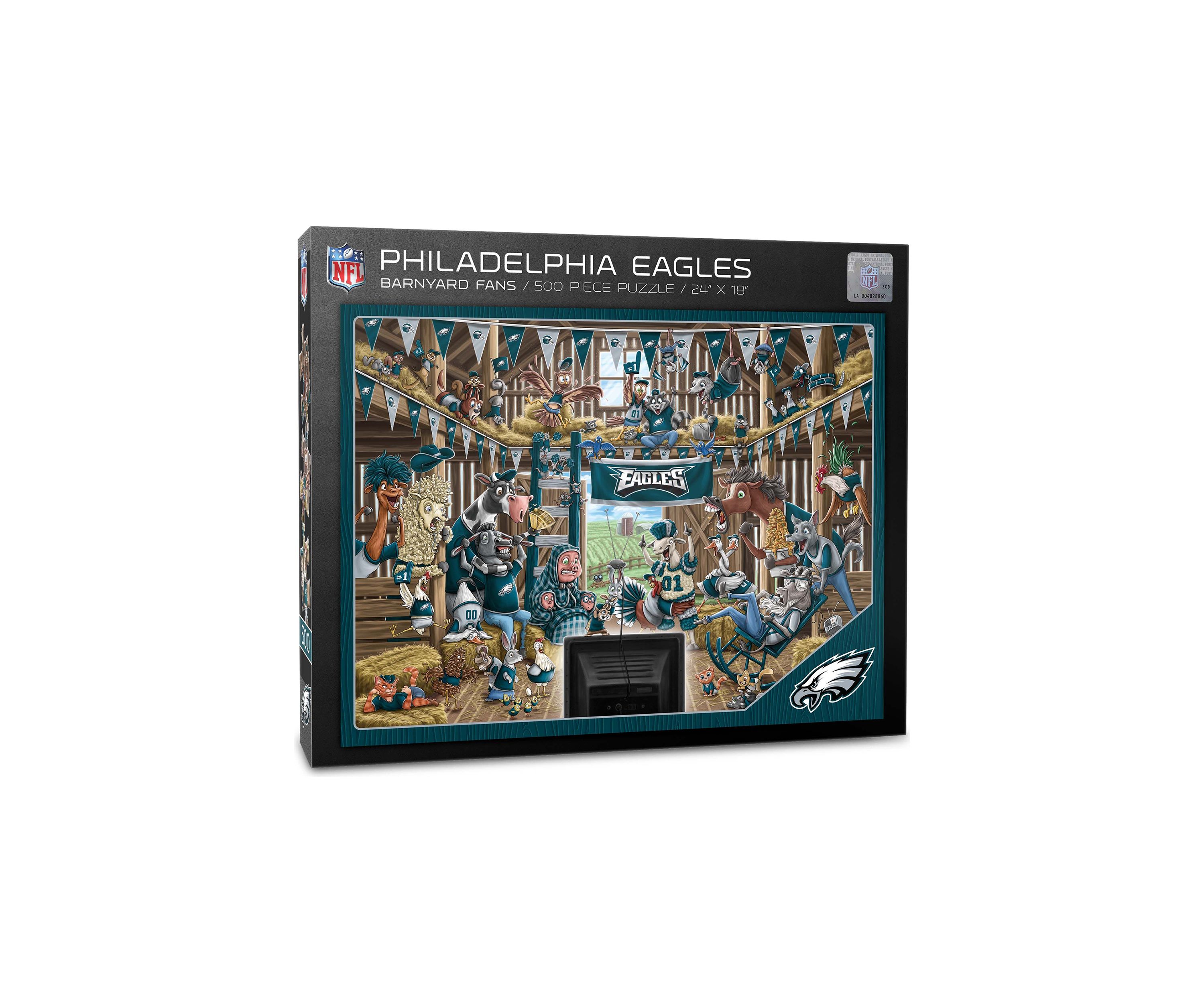 YouTheFan NFL Philadelphia Eagles Barnyard Fans 500pc Puzzle