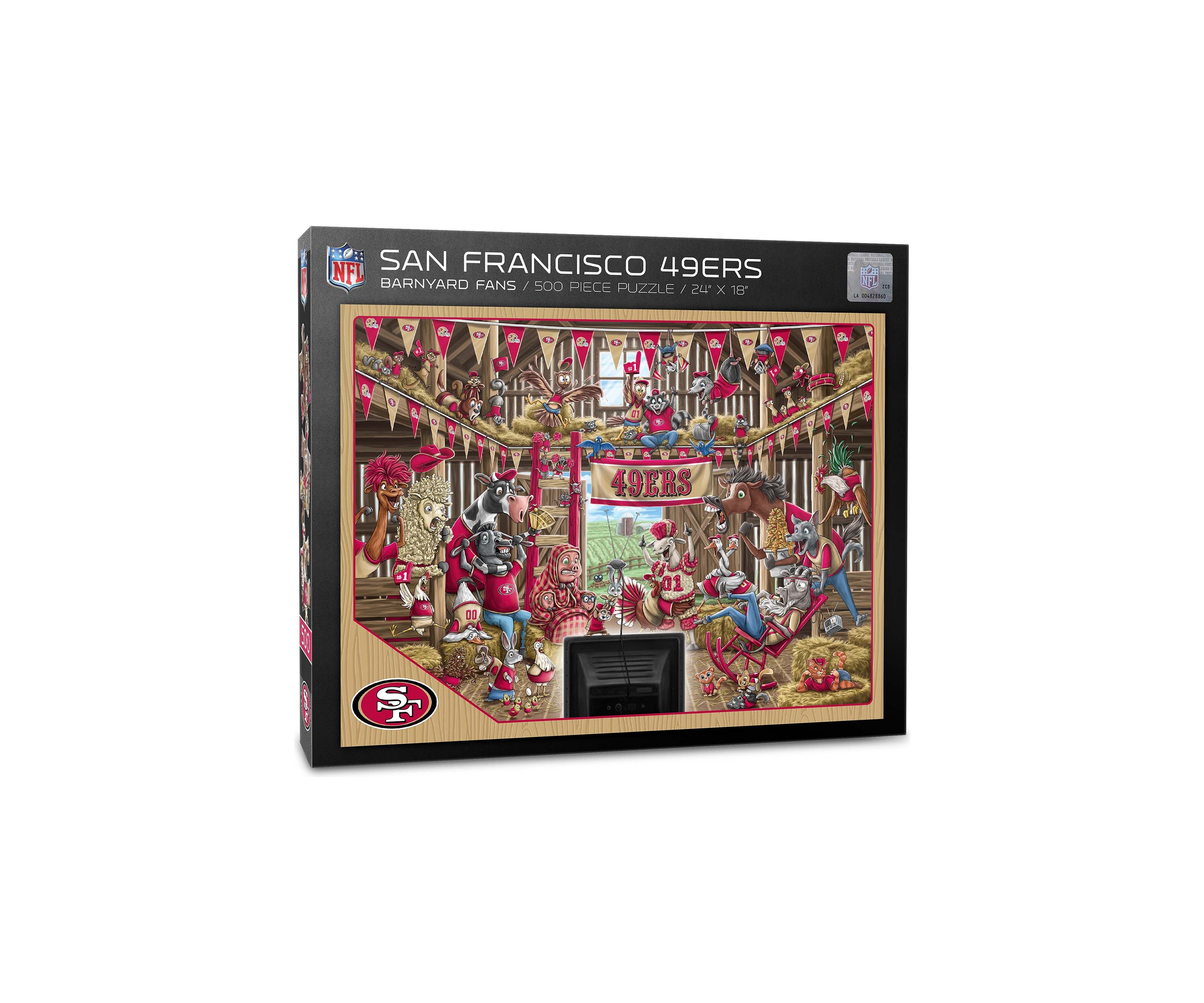 YouTheFan NFL San Francisco 49ers Barnyard Fans 500pc Puzzle