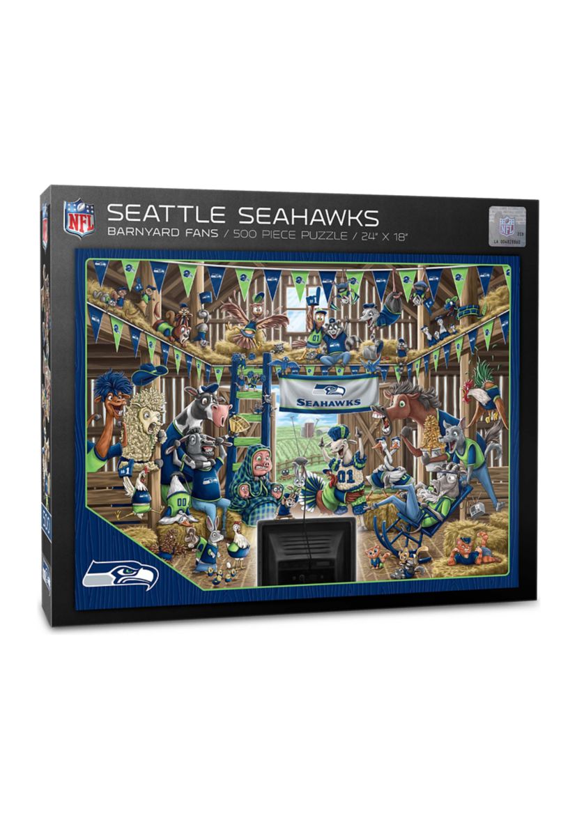 YouTheFan NFL Seattle Seahawks Barnyard Fans 500pc Puzzle