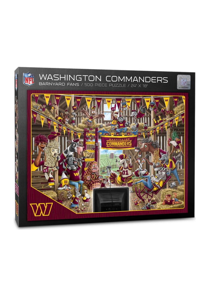 YouTheFan NFL Washington Commanders Barnyard Fans 500pc Puzzle