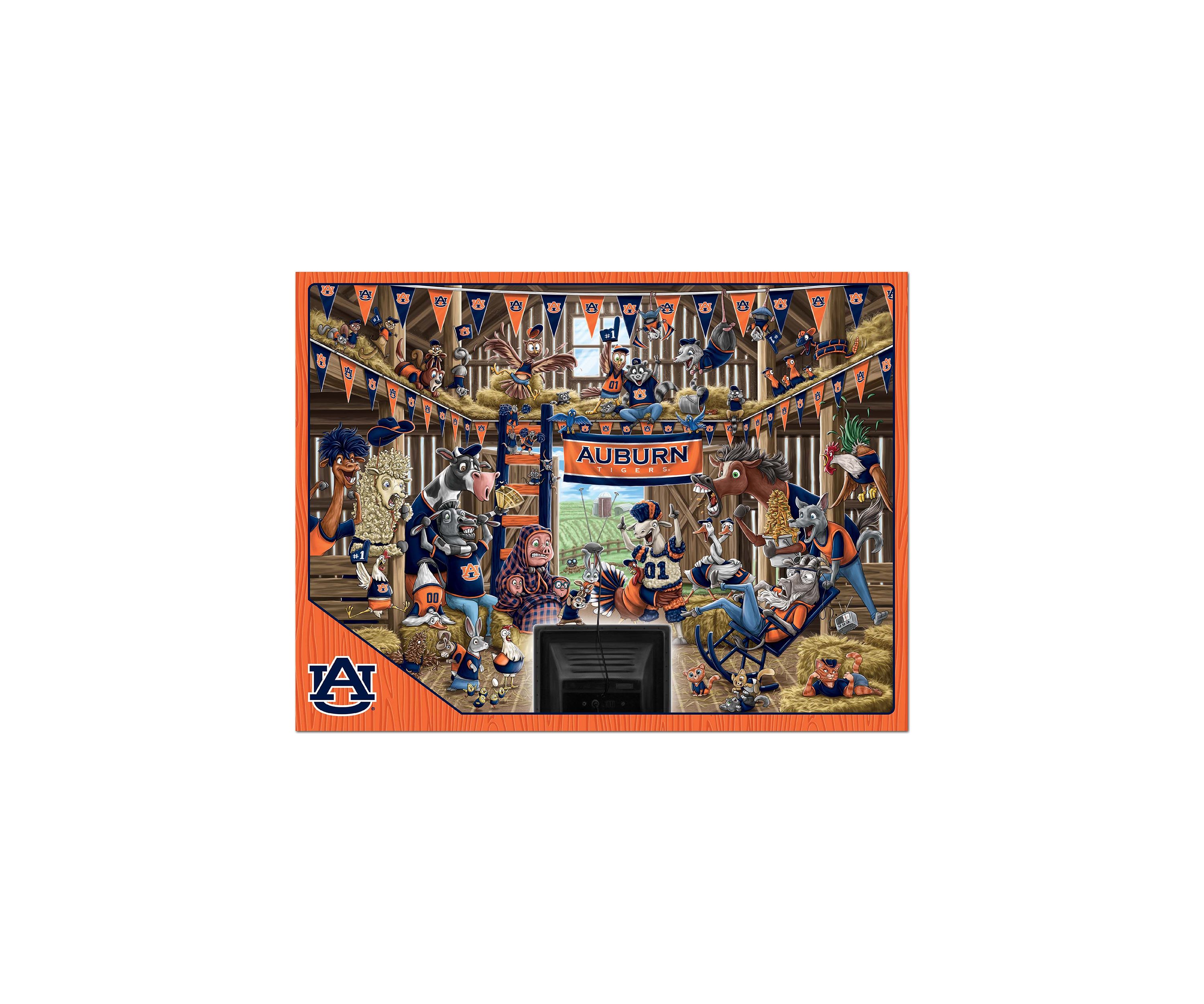 YouTheFan NCAA Auburn Tigers Barnyard Fans 500pc Puzzle