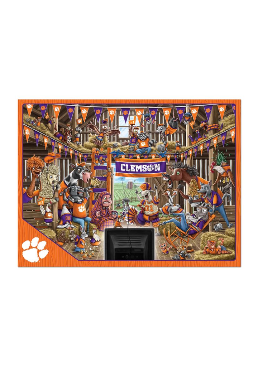 YouTheFan NCAA Clemson Tigers Barnyard Fans 500pc Puzzle