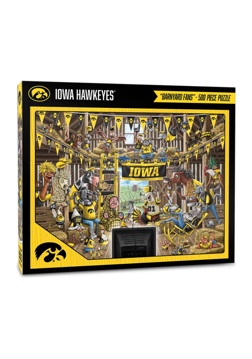 YouTheFan NCAA Iowa Hawkeyes Barnyard Fans 500pc Puzzle