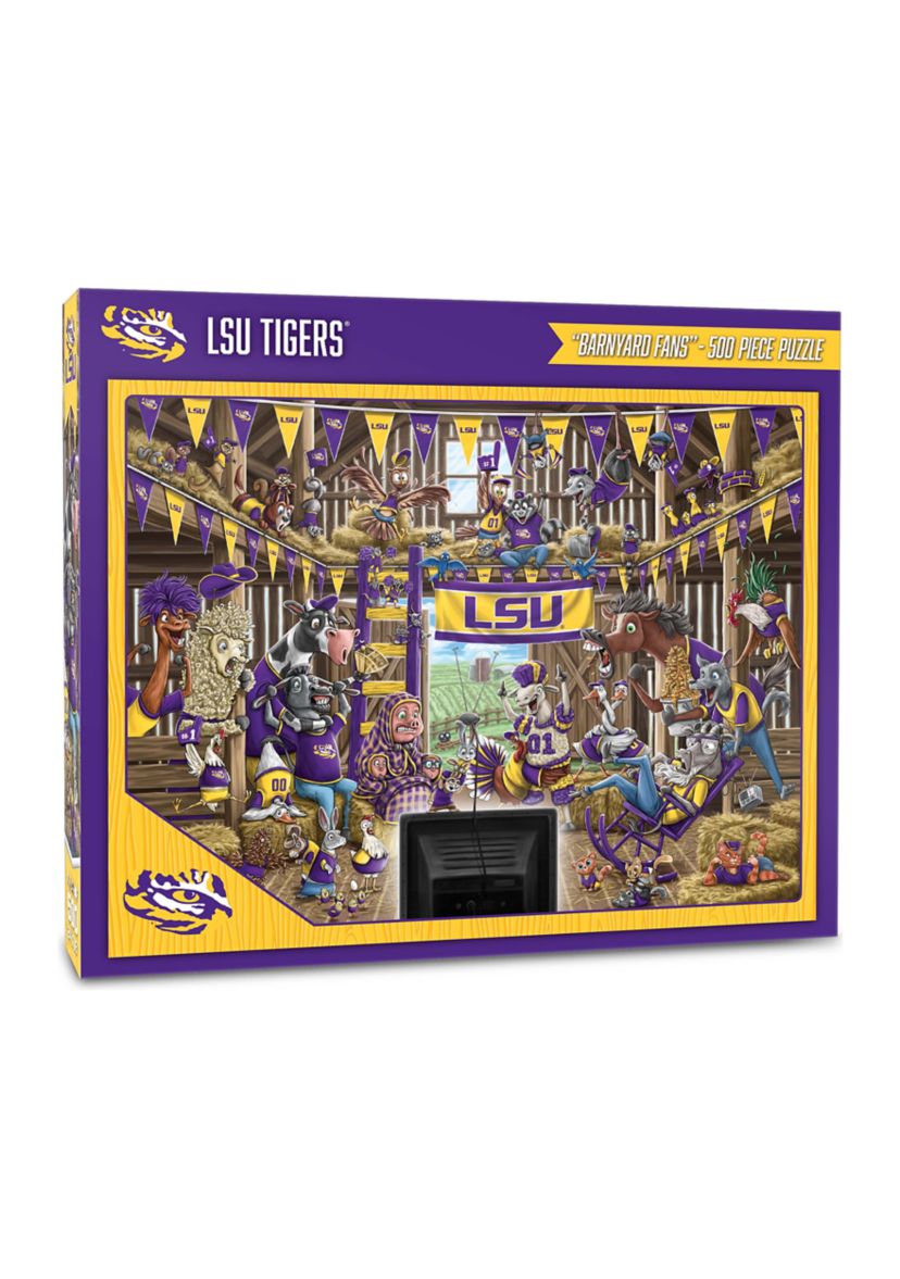 YouTheFan NCAA LSU Tigers Barnyard Fans 500pc Puzzle