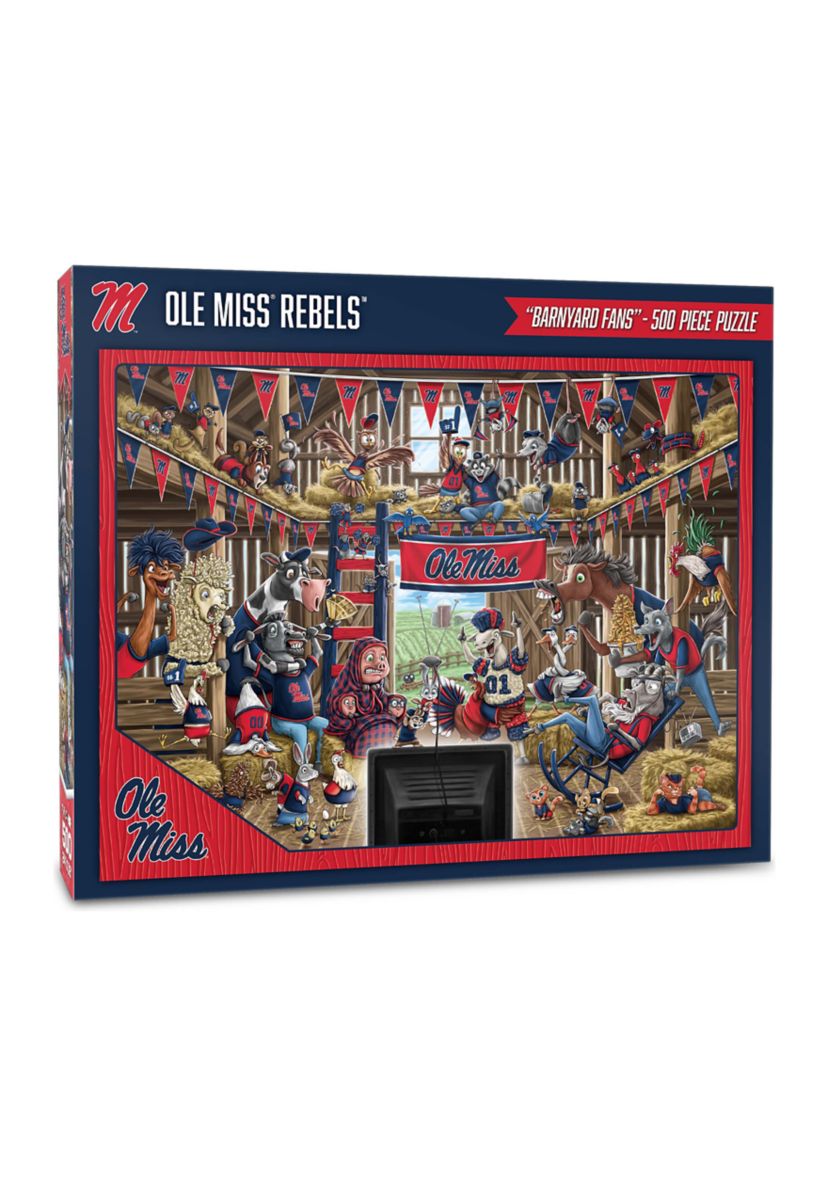 Ole Miss Rebels YouTheFan NCAA Mississippi Rebels Barnyard Fans 500pc Puzzle