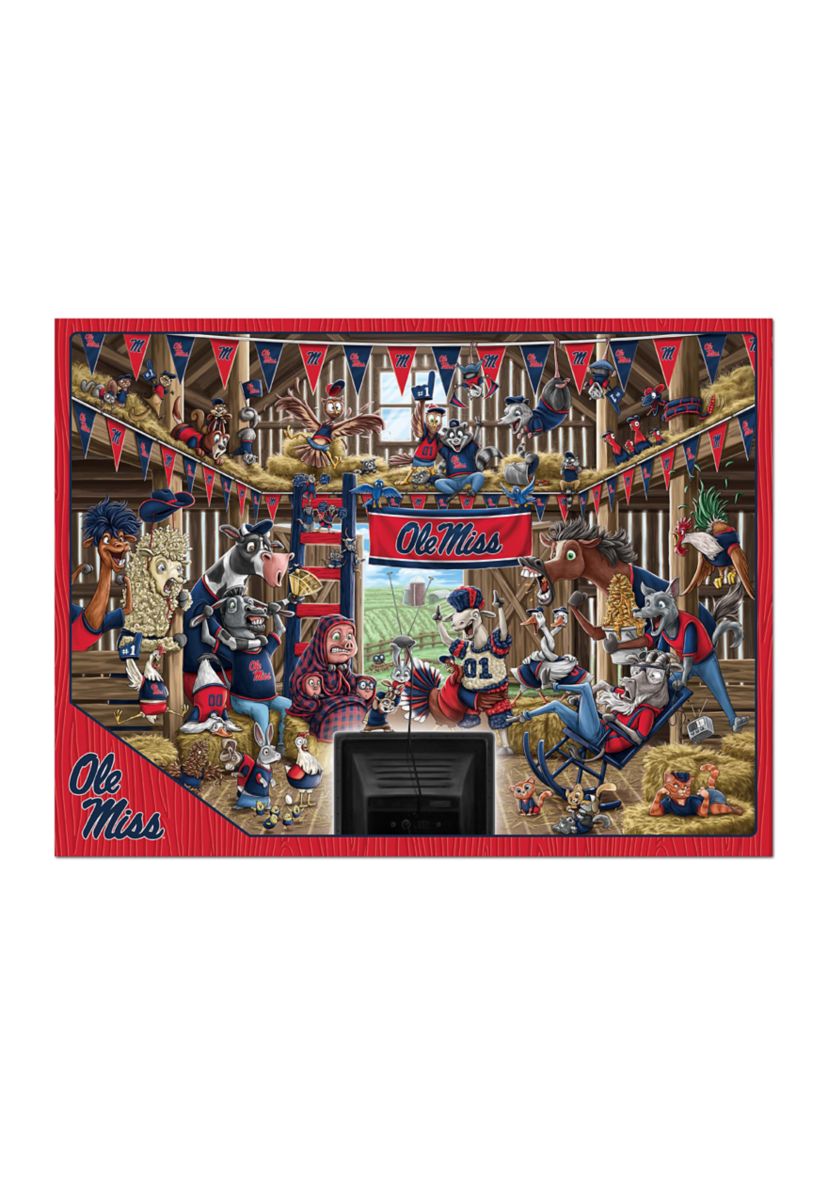Ole Miss Rebels YouTheFan NCAA Mississippi Rebels Barnyard Fans 500pc Puzzle