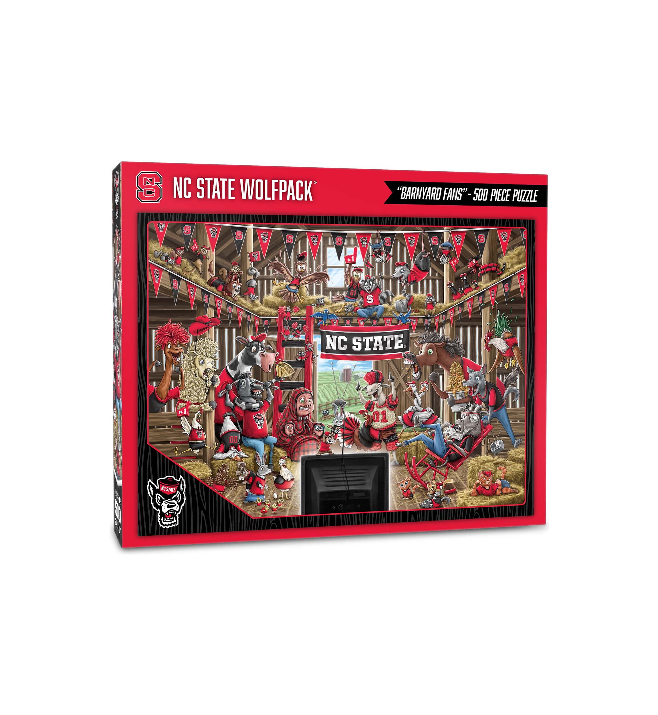 YouTheFan NCAA NC State Wolfpack Barnyard Fans 500pc Puzzle
