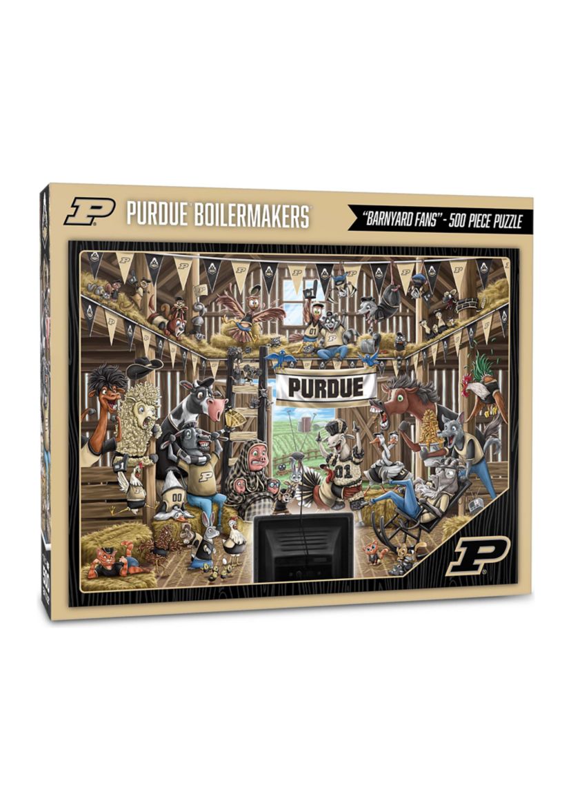 YouTheFan NCAA Purdue Boilermakers Barnyard Fans 500pc Puzzle