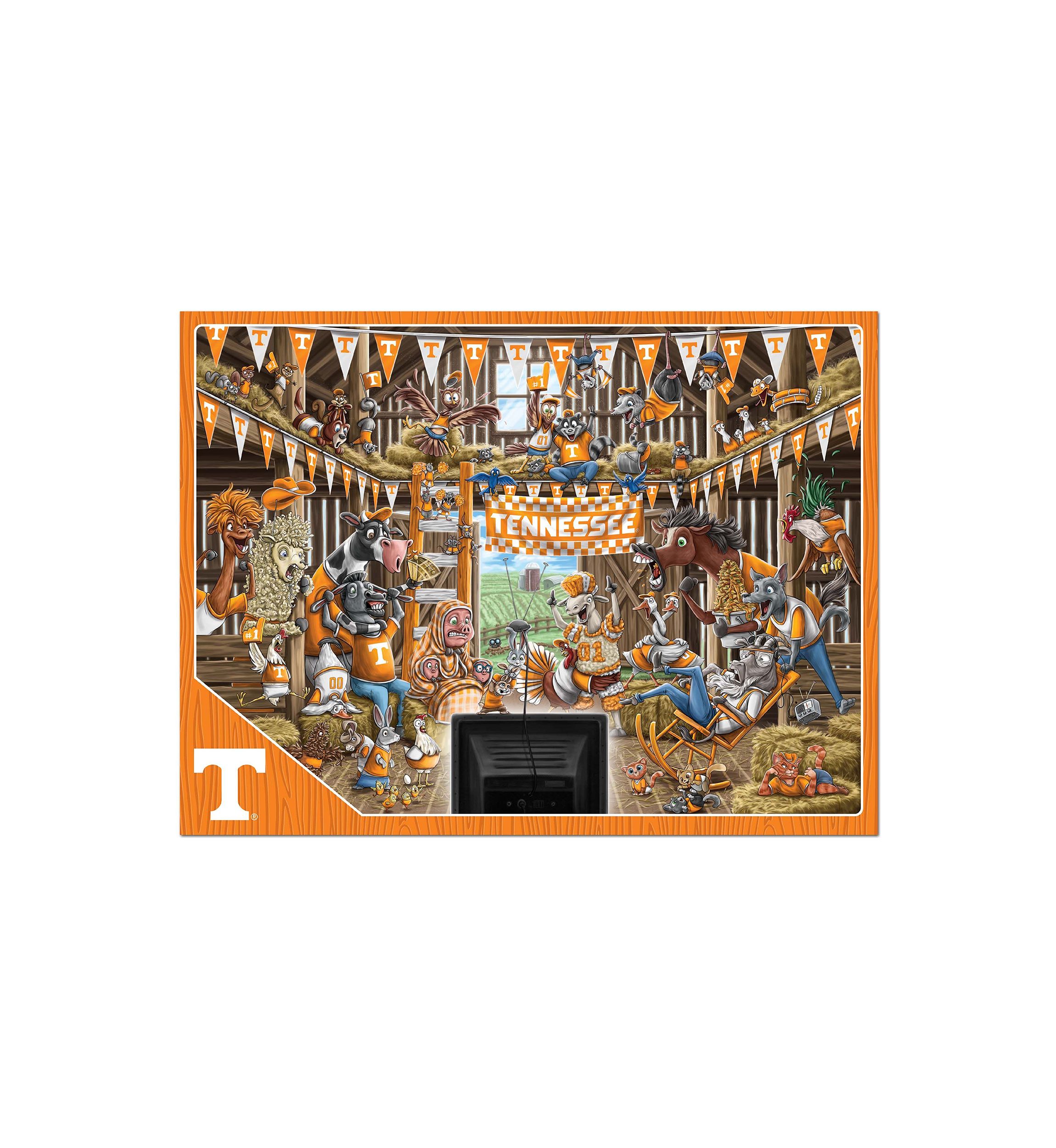 YouTheFan NCAA Tennessee Volunteers Barnyard Fans 500pc Puzzle