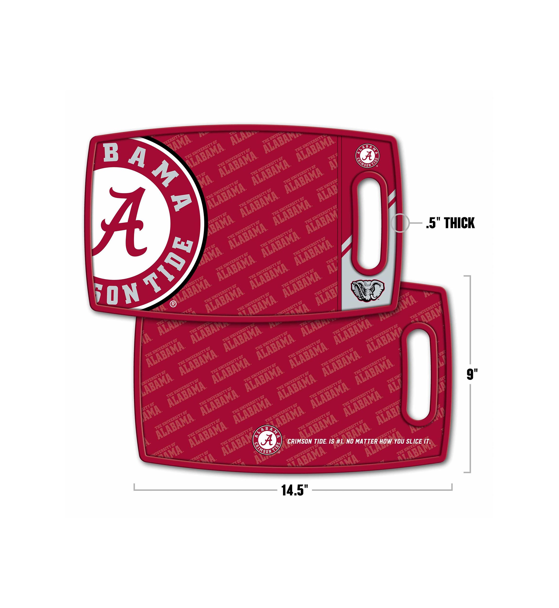 YouTheFan NCAA Alabama Crimson Tide Logo Series Cutting Board