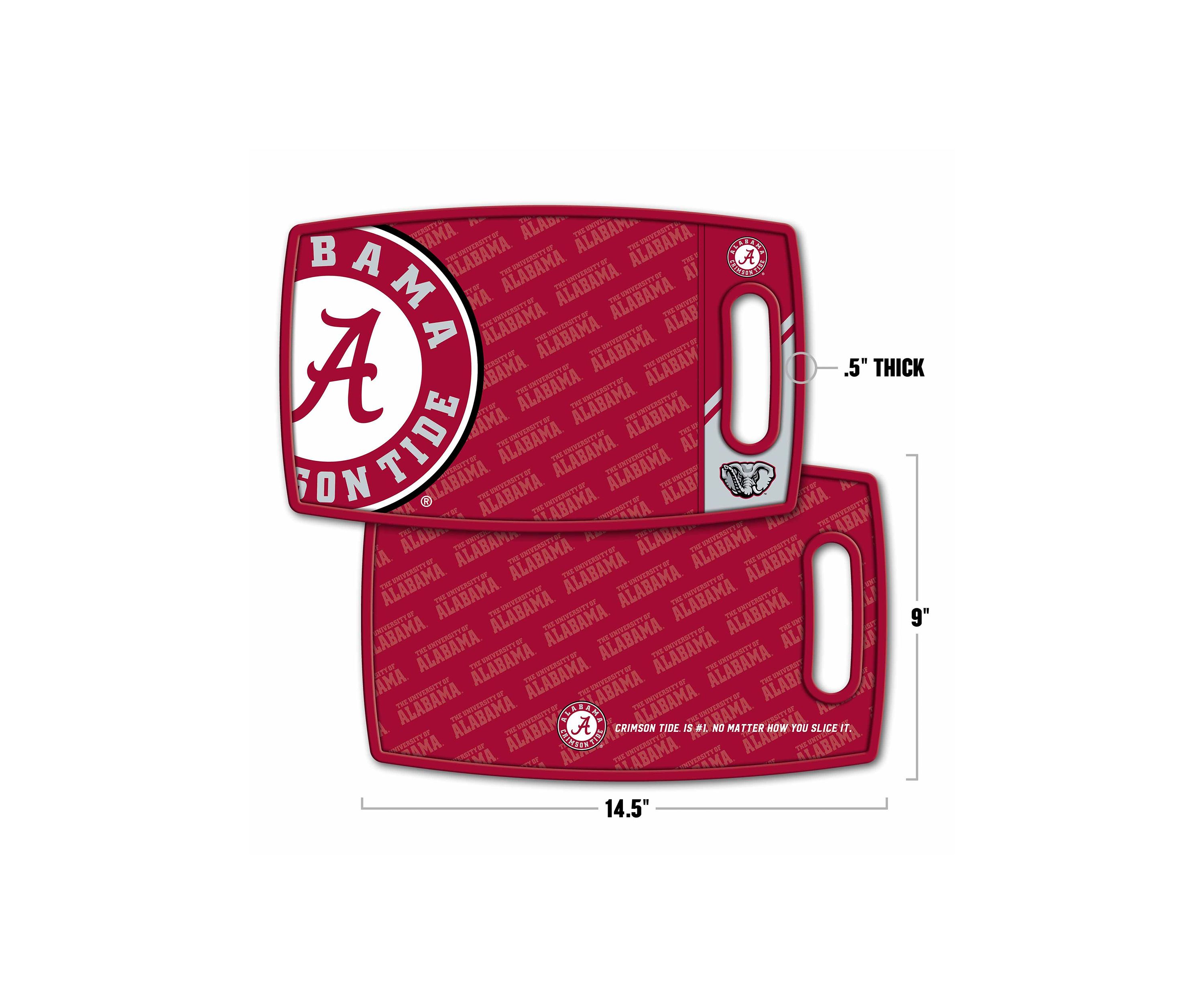 YouTheFan NCAA Alabama Crimson Tide Logo Series Cutting Board