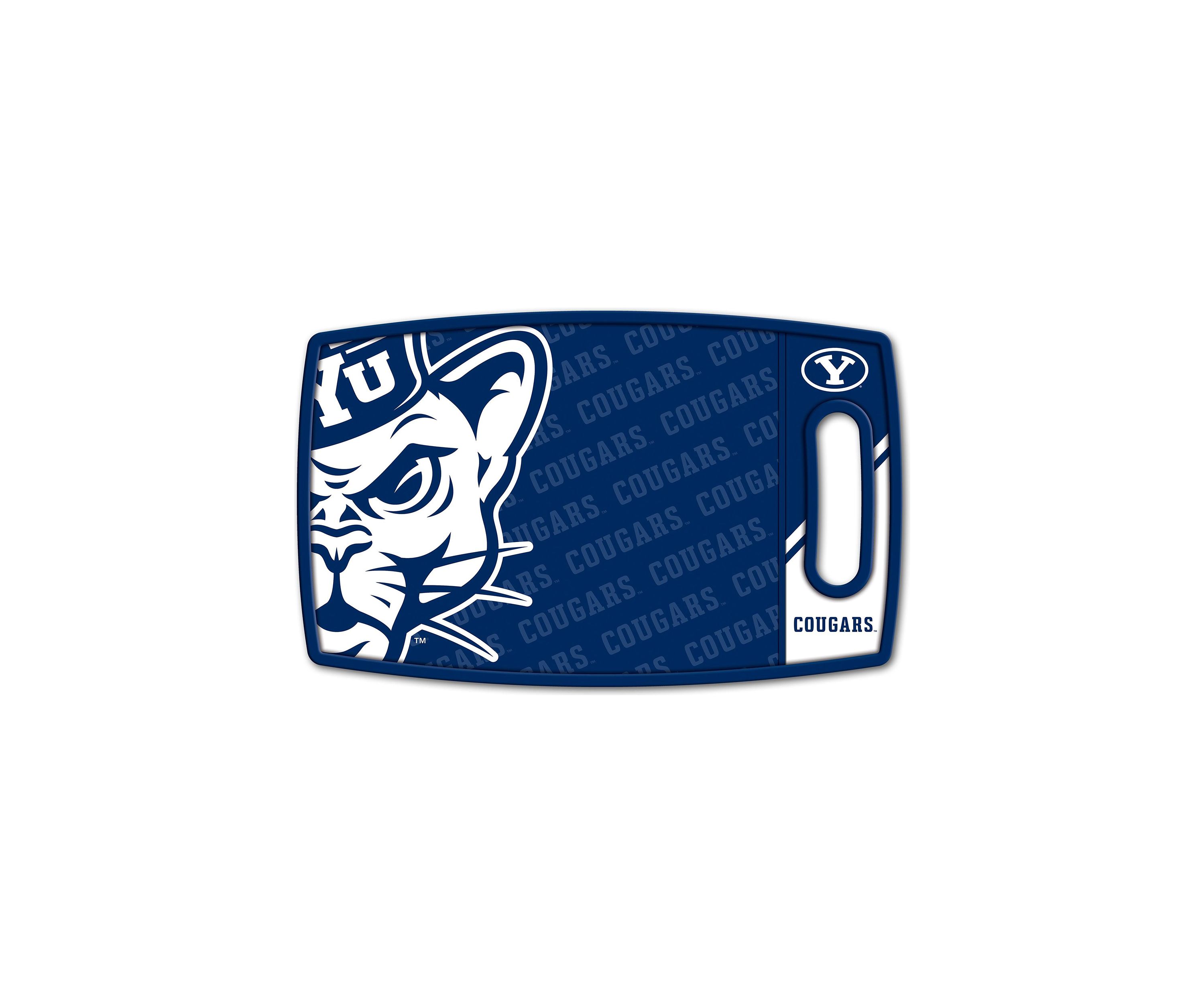 YouTheFan NCAA BYU Cougars Logo Series Cutting Board
