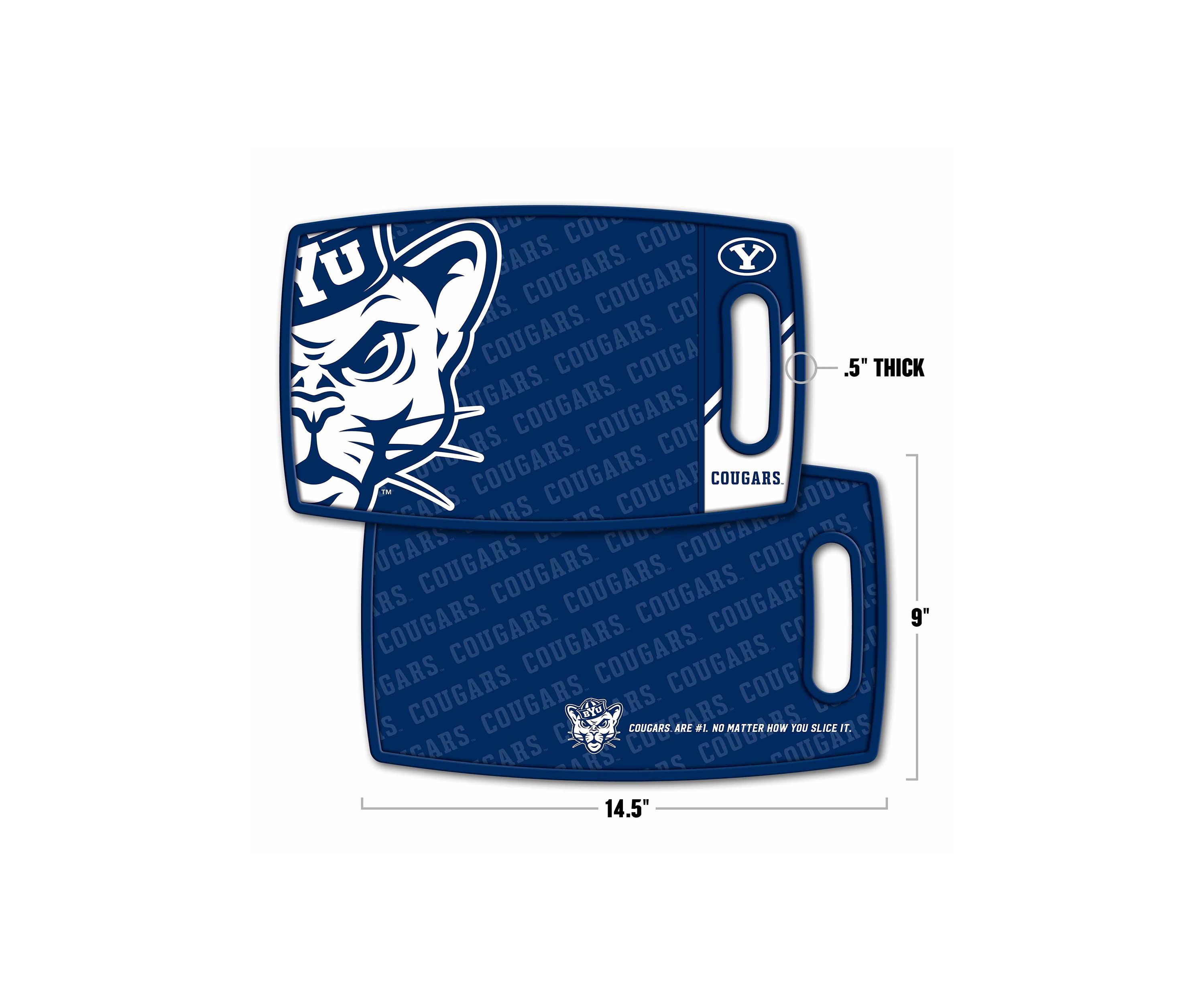 YouTheFan NCAA BYU Cougars Logo Series Cutting Board