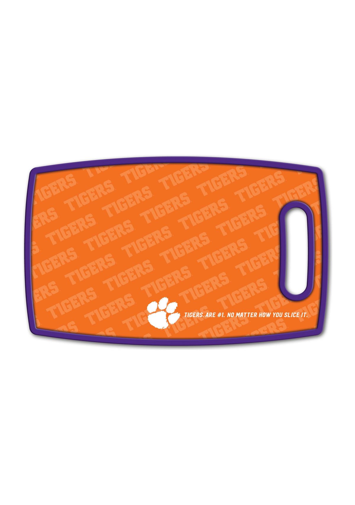 YouTheFan NCAA Clemson Tigers Logo Series Cutting Board