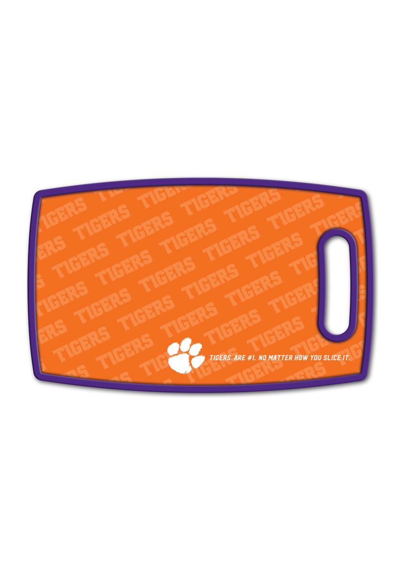 YouTheFan NCAA Clemson Tigers Logo Series Cutting Board