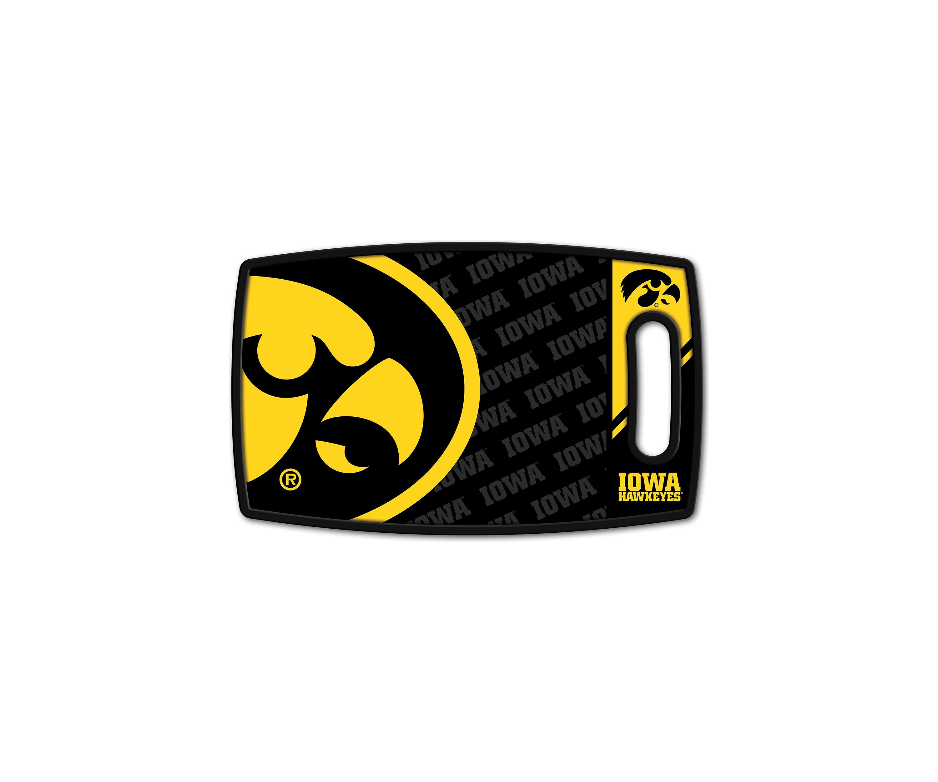 YouTheFan NCAA Iowa Hawkeyes Logo Series Cutting Board