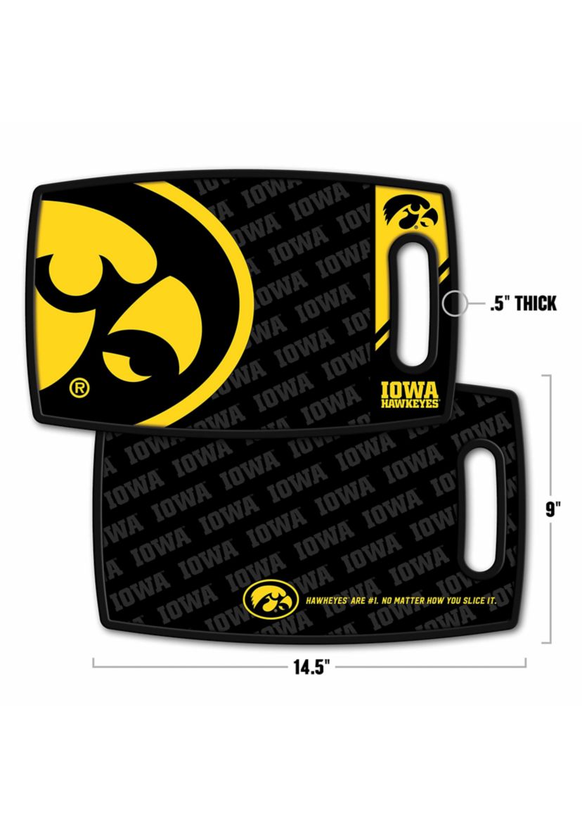YouTheFan NCAA Iowa Hawkeyes Logo Series Cutting Board