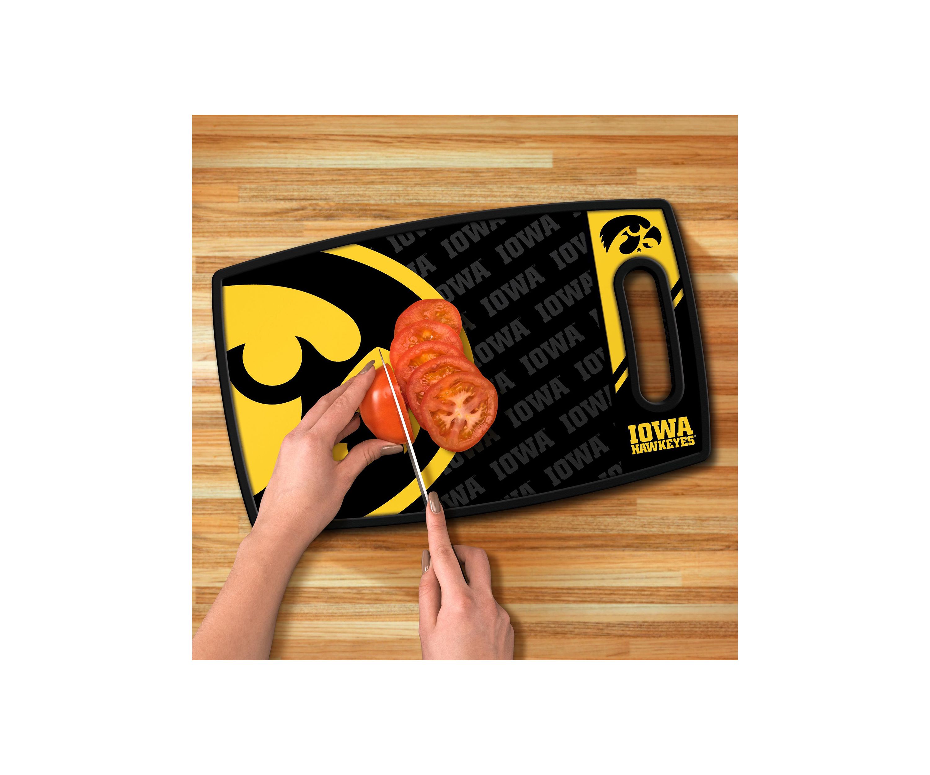 YouTheFan NCAA Iowa Hawkeyes Logo Series Cutting Board