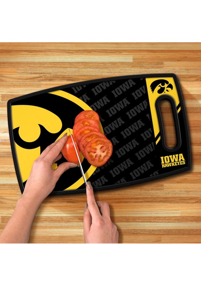 YouTheFan NCAA Iowa Hawkeyes Logo Series Cutting Board
