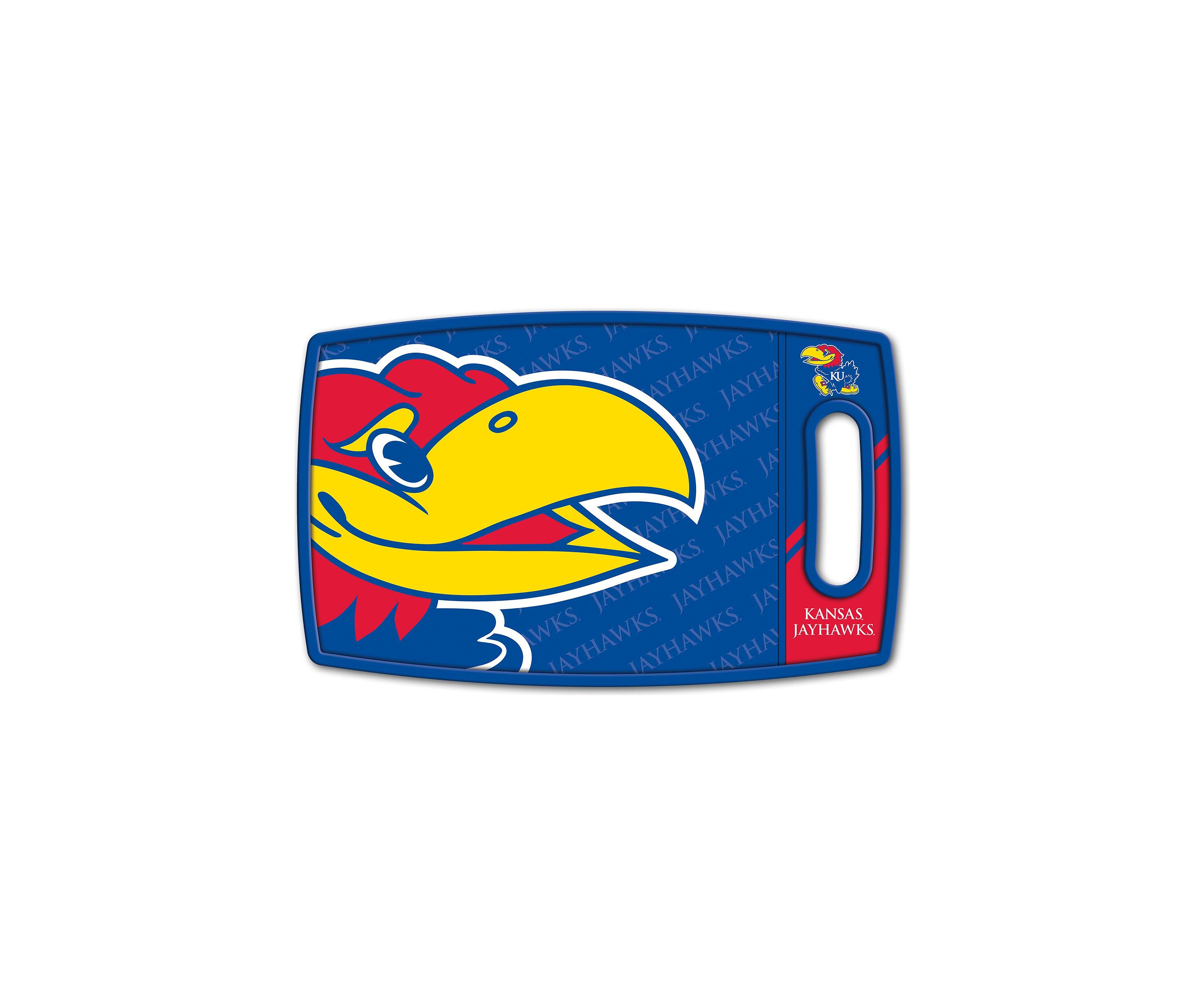 YouTheFan NCAA Kansas Jayhawks Logo Series Cutting Board