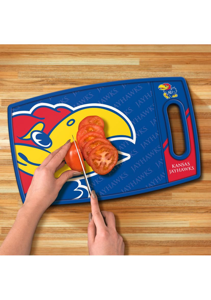 YouTheFan NCAA Kansas Jayhawks Logo Series Cutting Board
