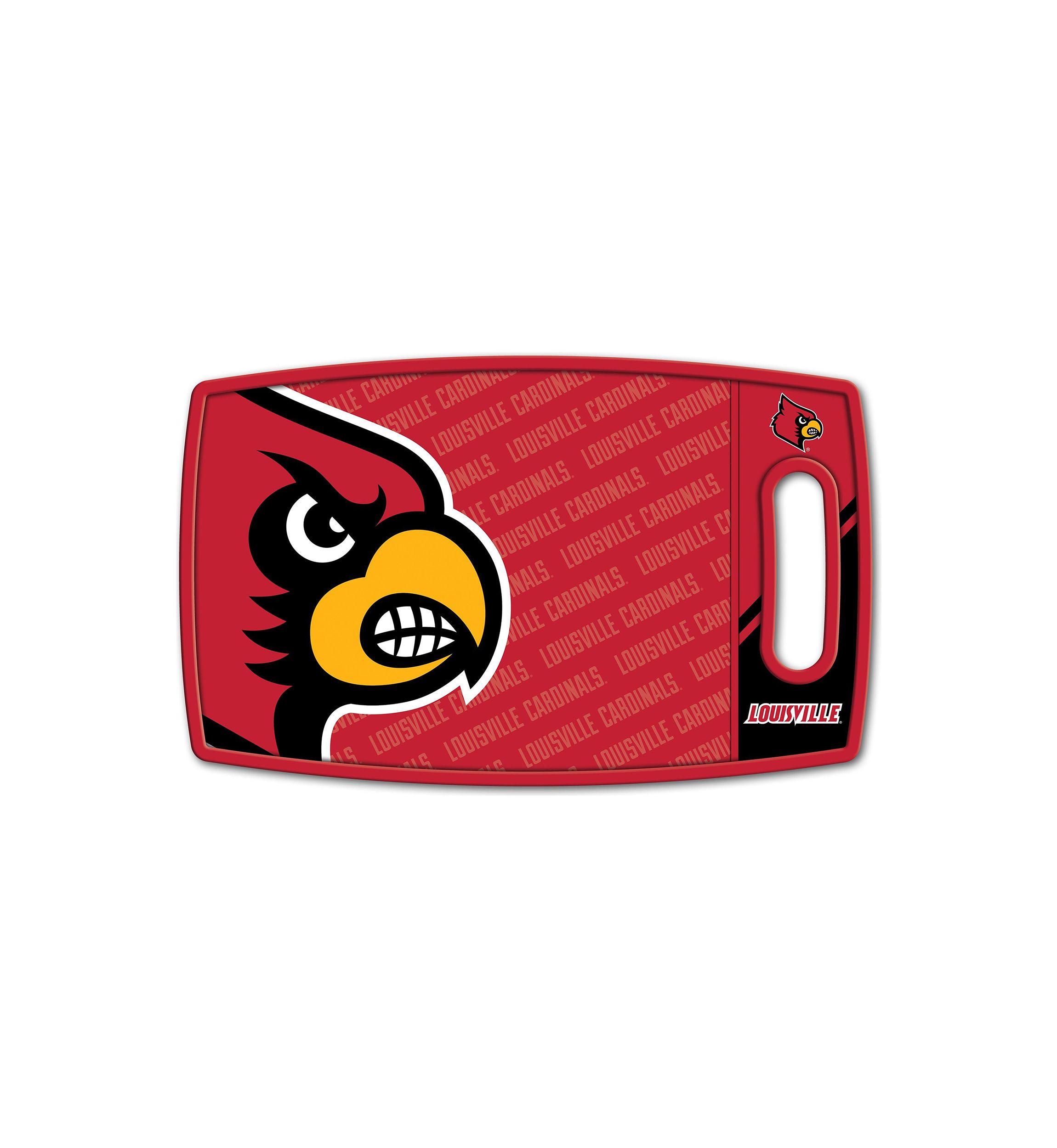 YouTheFan NCAA Louisville Cardinals Logo Series Cutting Board