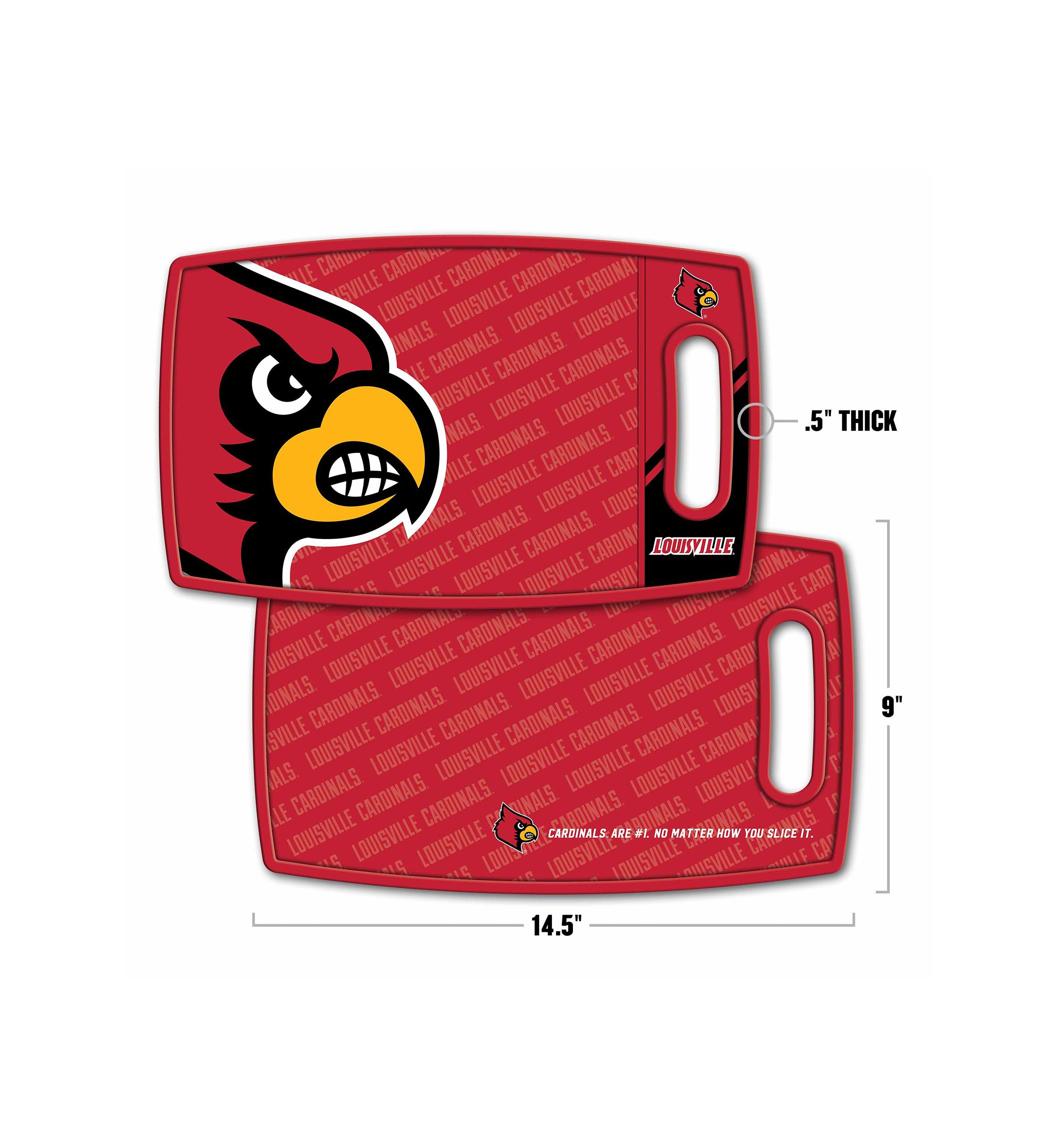 YouTheFan NCAA Louisville Cardinals Logo Series Cutting Board