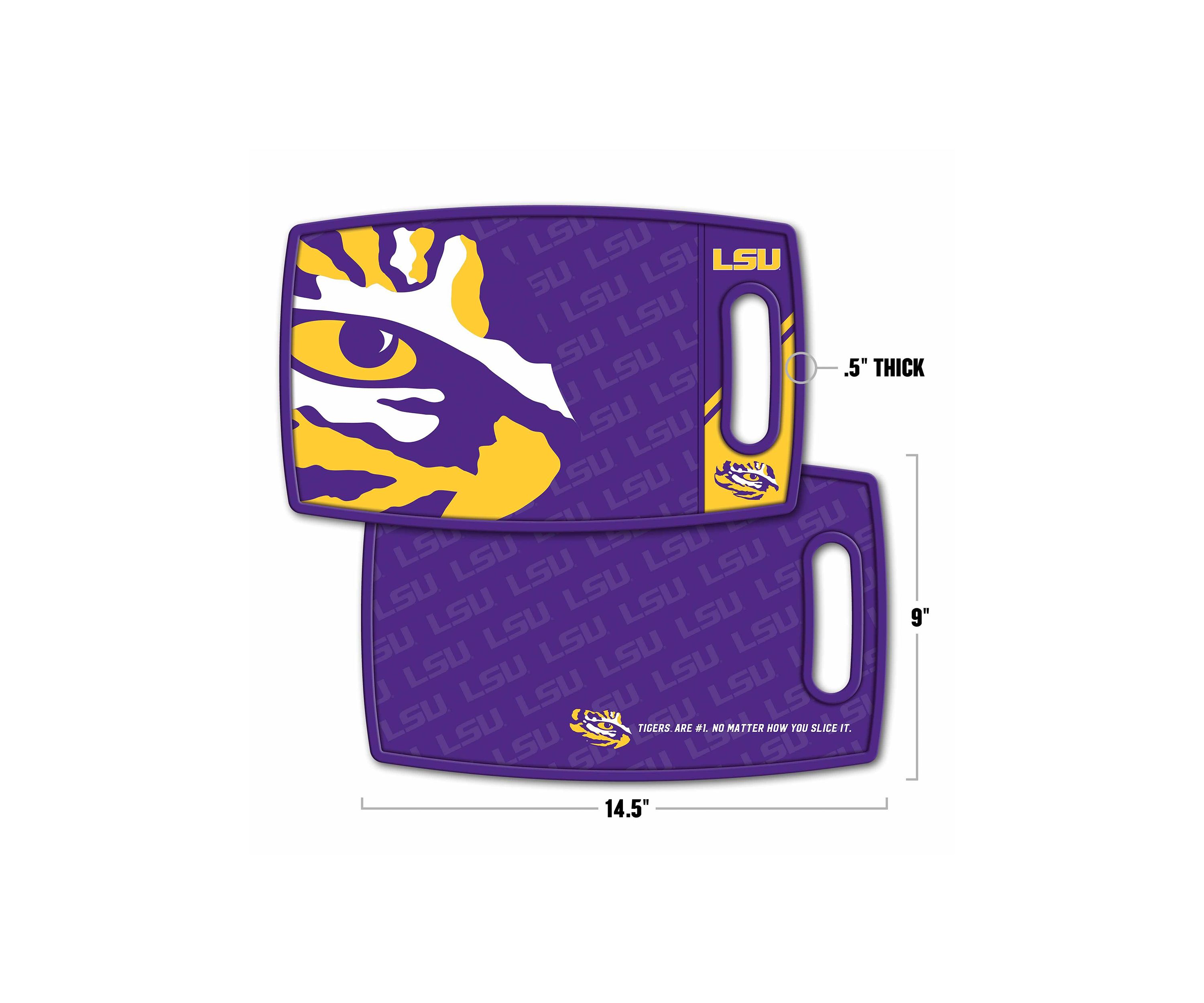 YouTheFan NCAA LSU Tigers Logo Series Cutting Board