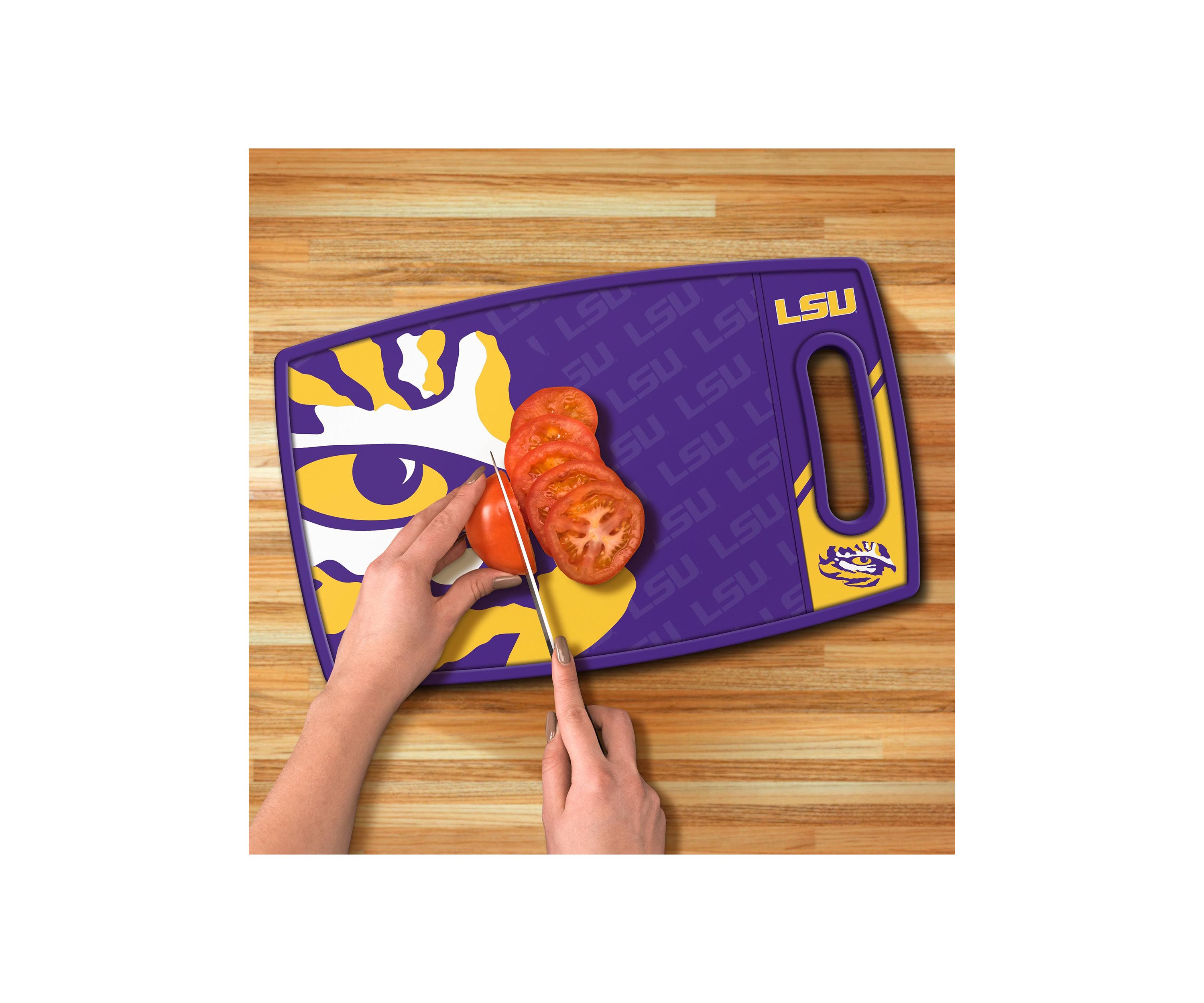 YouTheFan NCAA LSU Tigers Logo Series Cutting Board