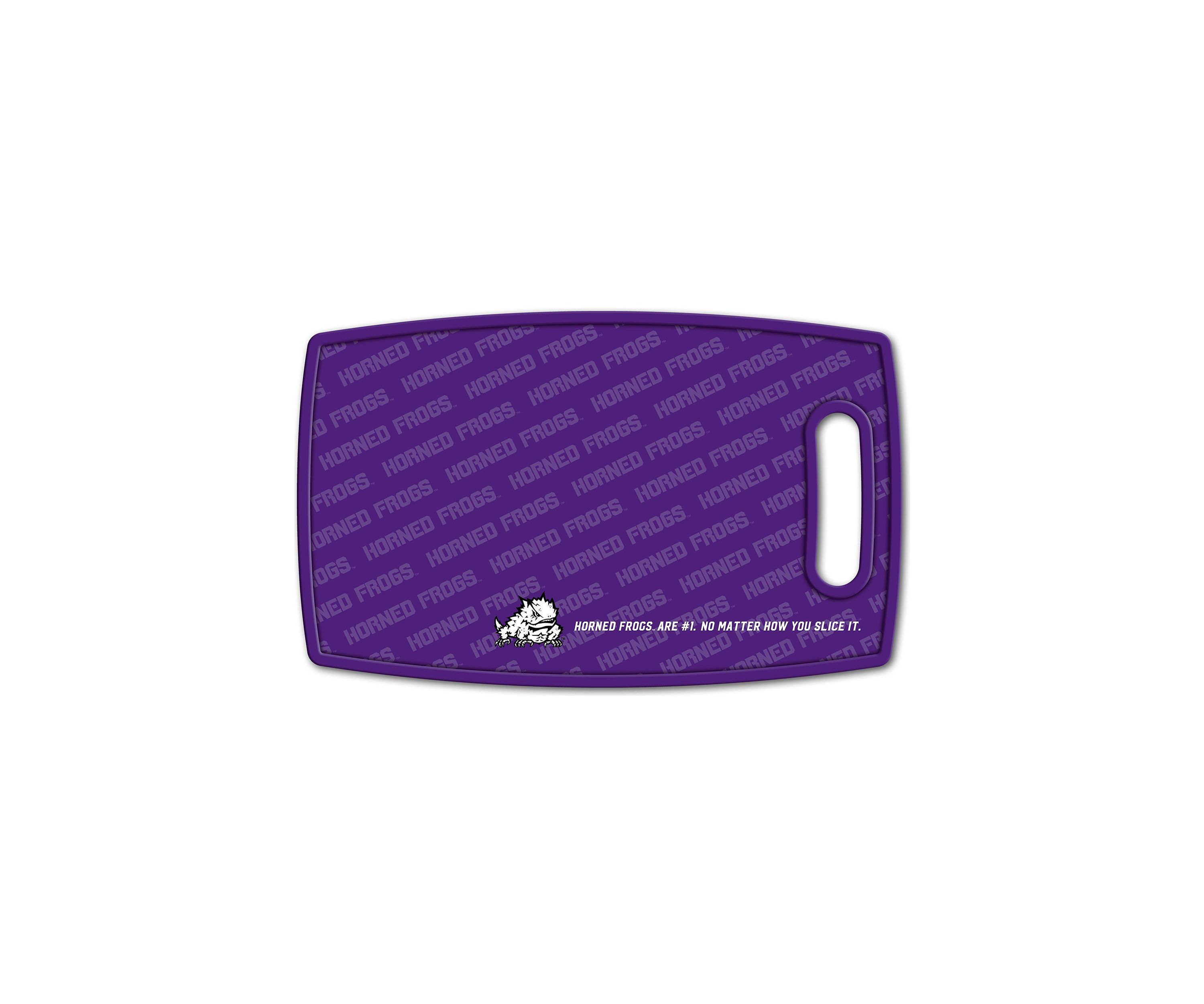 YouTheFan NCAA TCU Horned Frogs Logo Series Cutting Board