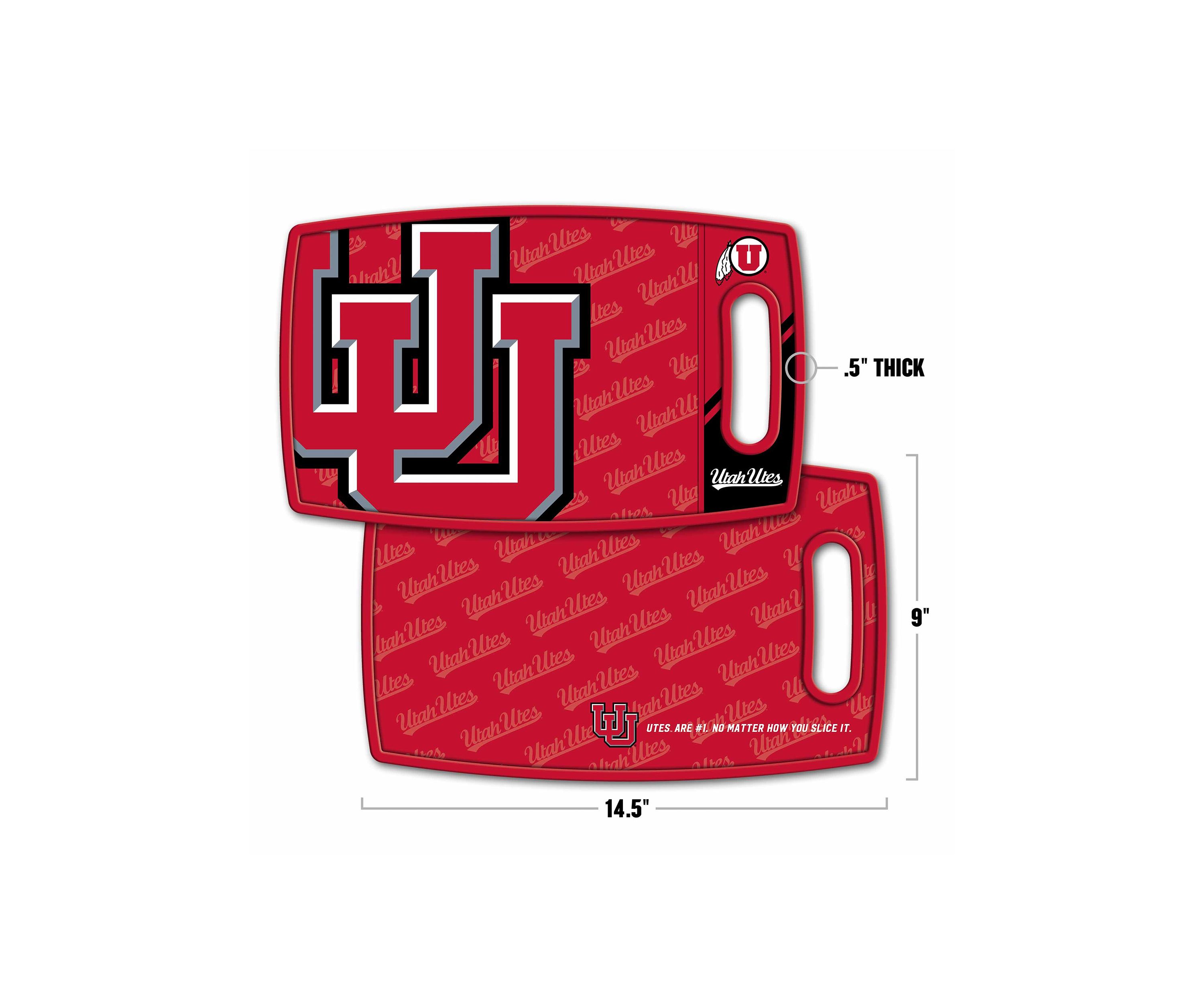YouTheFan NCAA Utah Utes Logo Series Cutting Board