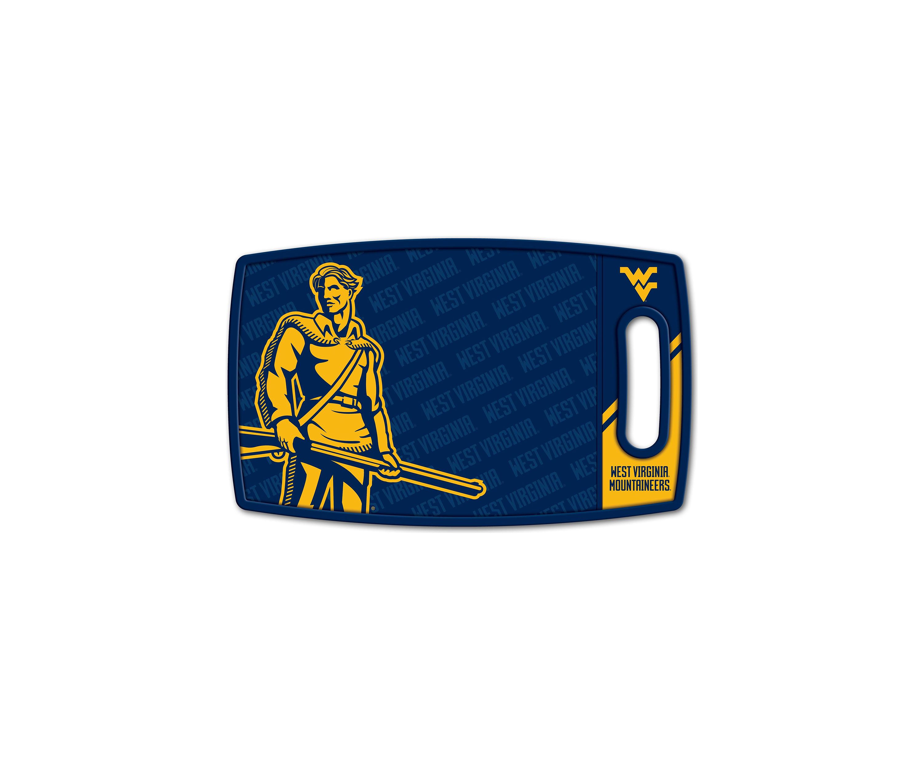 YouTheFan NCAA West Virginia Mountaineers Logo Series Cutting Board